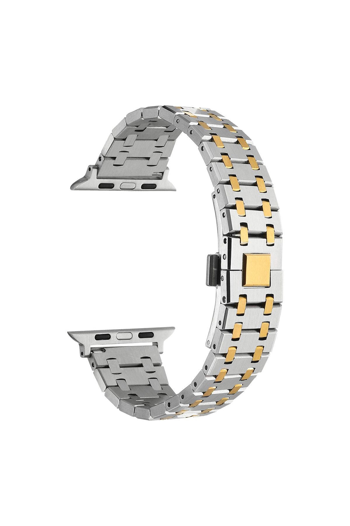 Watch Ultra 49mm Uyumlu KRD-83 Metal Zore Kordon-Rose Gold