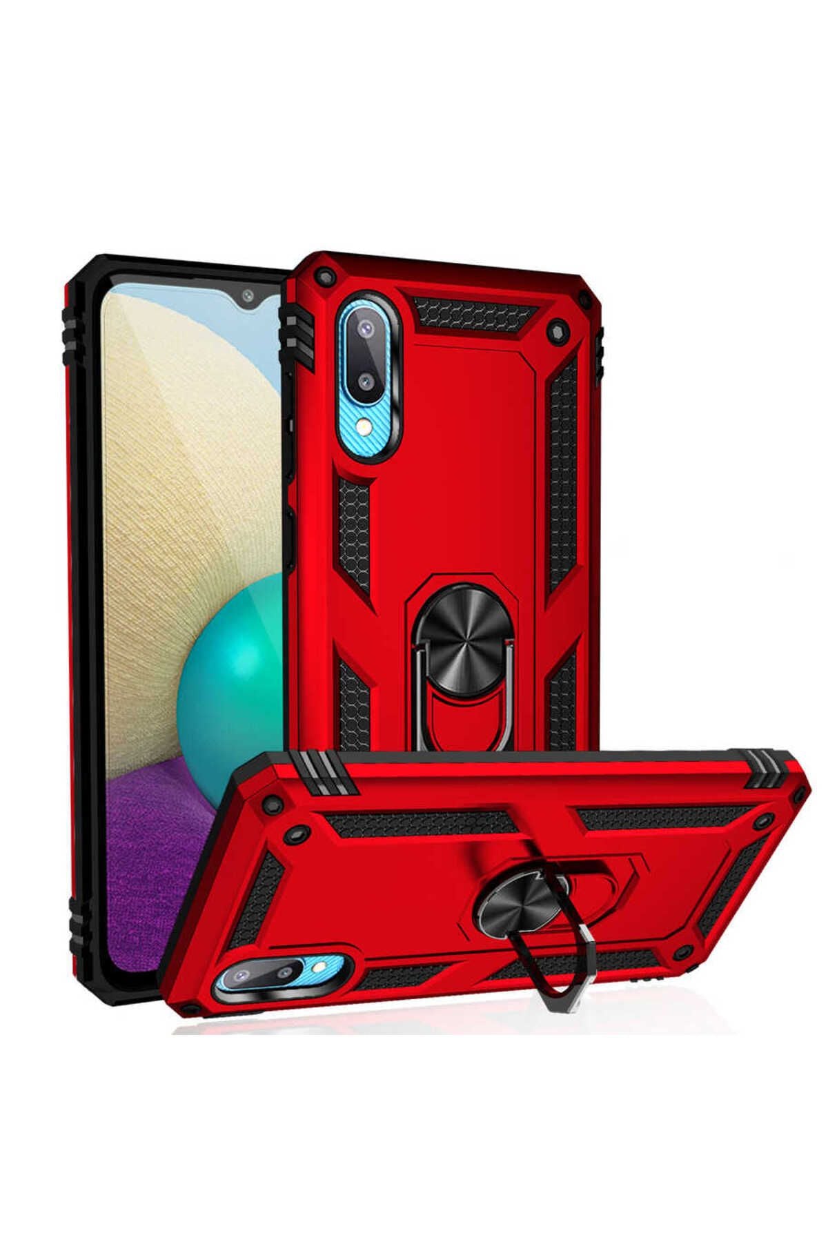 Galaxy A02 Kılıf Zore Vega Kapak - Gri