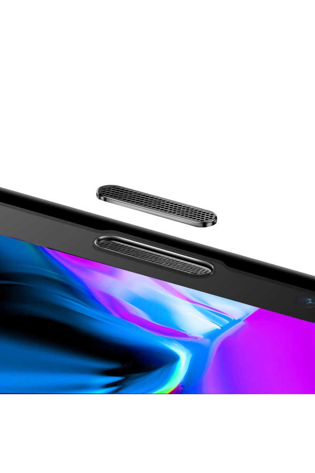 iPhone 15 Pro Max Ahize Toz Önleyici Uyumlu Zore Anti-Dust Temperli Ekran Koruyucu