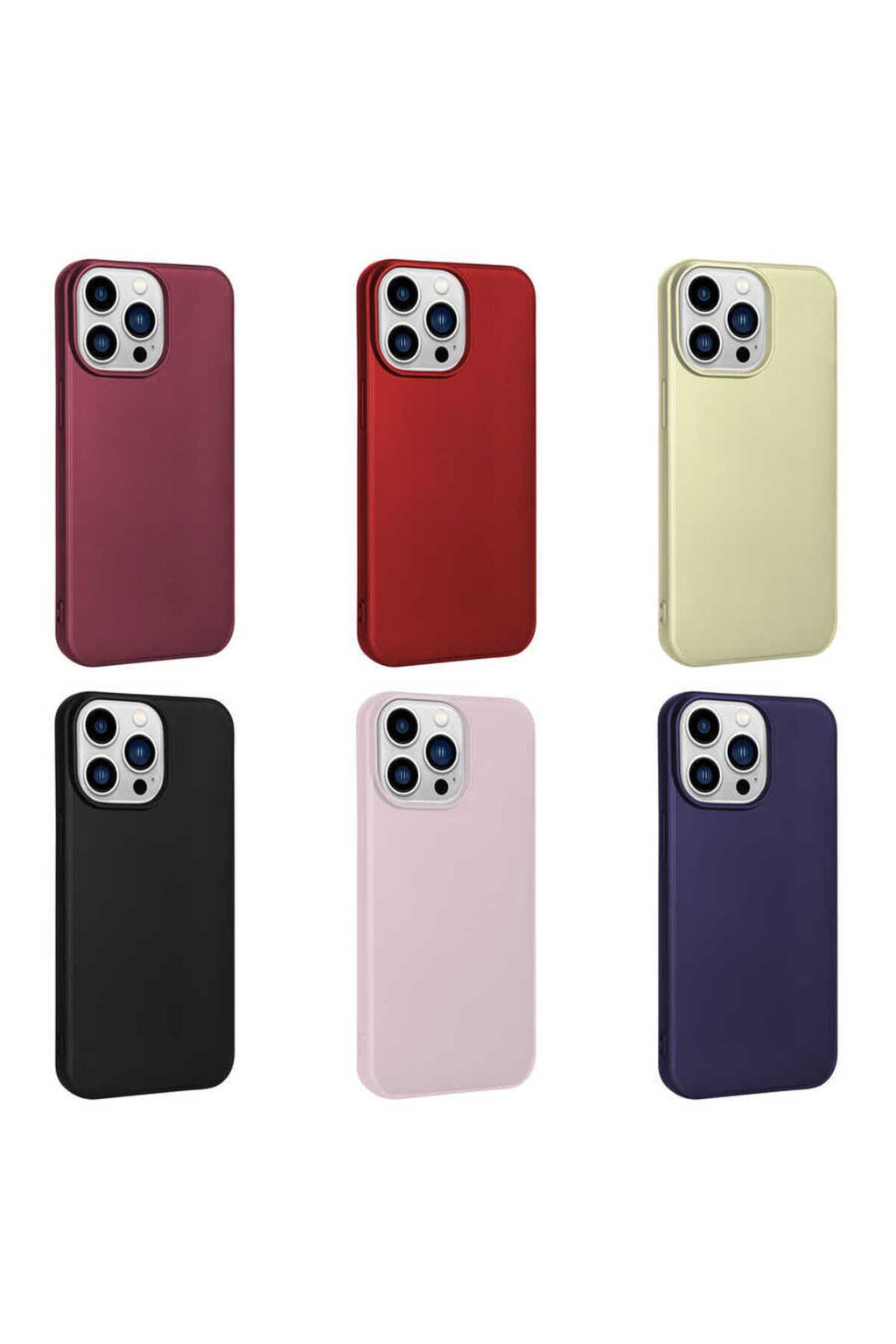 iPhone 14 Pro Uyumlu Zore Premier Silikon Kılıf-Rose Gold