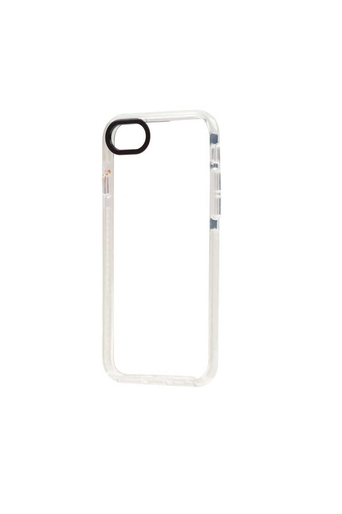 iPhone SE 2022 Uyumlu Zore Punto Kılıf-Beyaz