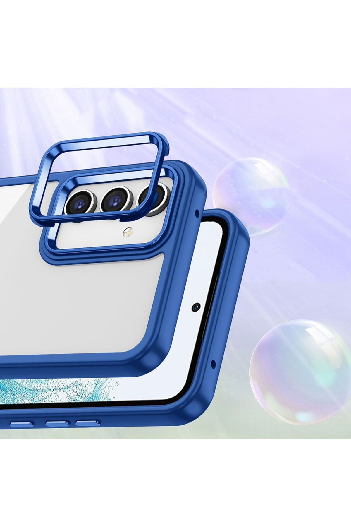 Galaxy A04S Kılıf Zore Flora Kapak - Siyah