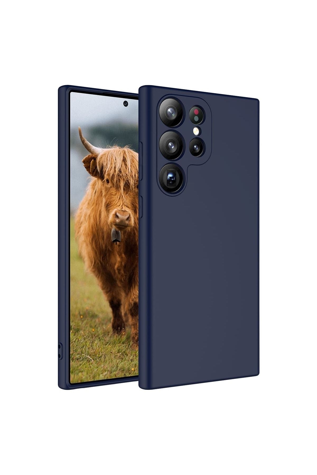 Galaxy S23 Ultra Uyumlu Zore Mara Lansman Kılıf-Turuncu