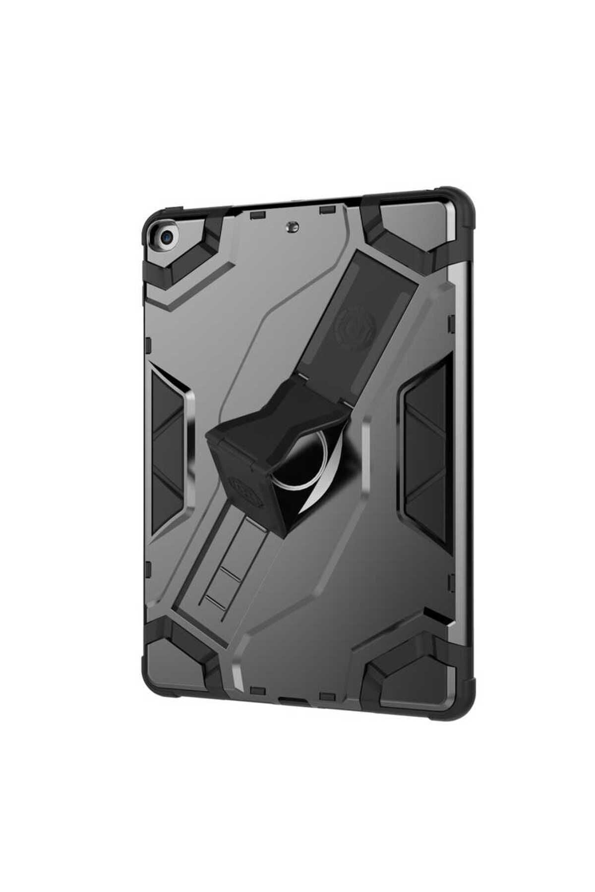 iPad 9.7 2018 (6.Nesil) AKAV Defens Tablet Silikon - Siyah