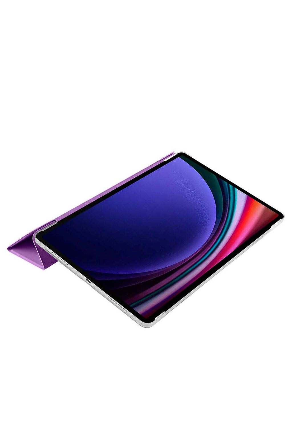 Galaxy Tab S9 FE Uyumlu Zore Smart Cover Standlı 1-1 Kılıf-Gold