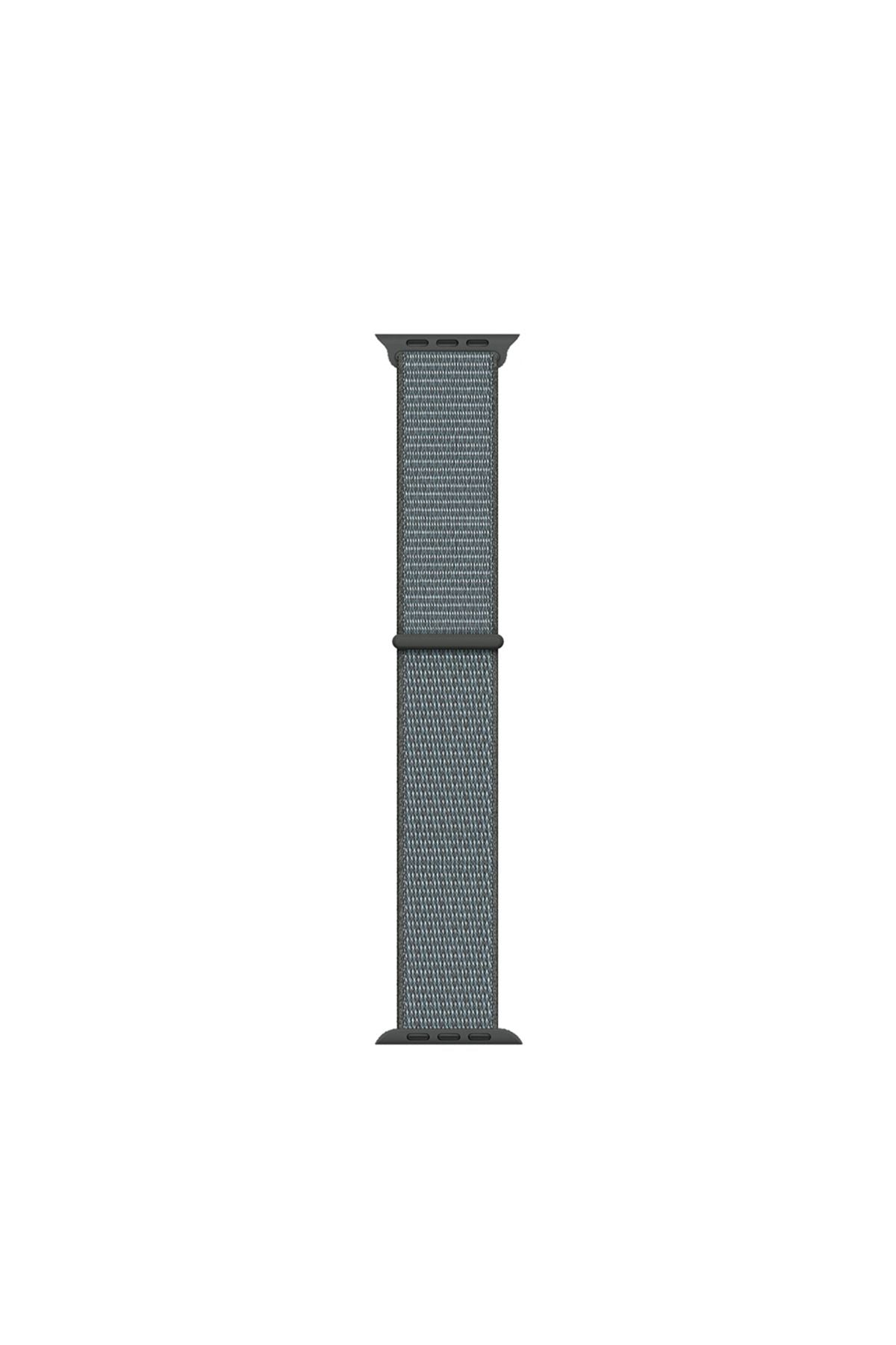 Watch uyumlu 40mm Kordon Band-03 Serisi Hasır Strap Kayış-Sea Salt