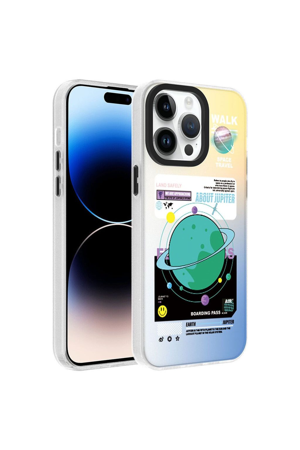 iPhone 14 Pro Uyumlu Desenli Zore Dragon Sert Kılıf-Kelimeler