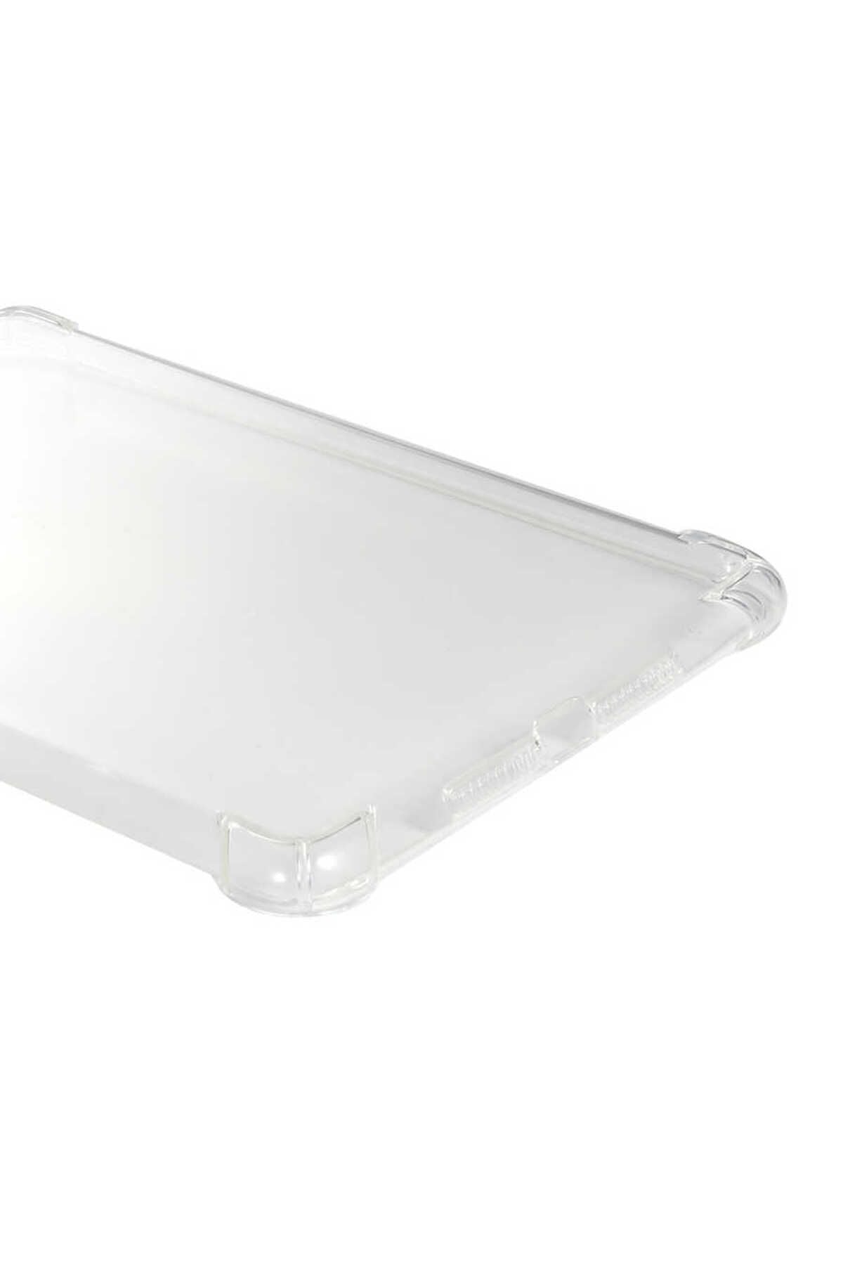 iPad Mini 5. Nesil - Uyumlu Uyumlu Zore Tablet Nitro Anti Shock Silikon Kapak-Renksiz