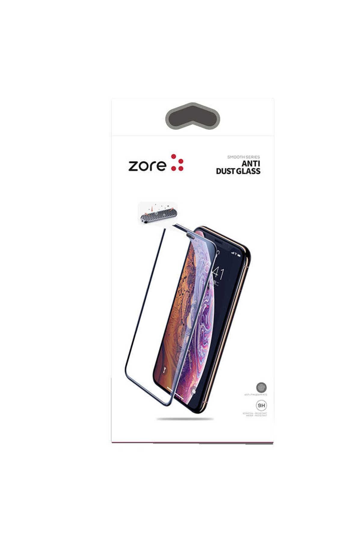 iPhone 15 Pro Ahize Toz Önleyici Uyumlu Zore Anti-Dust Temperli Ekran Koruyucu