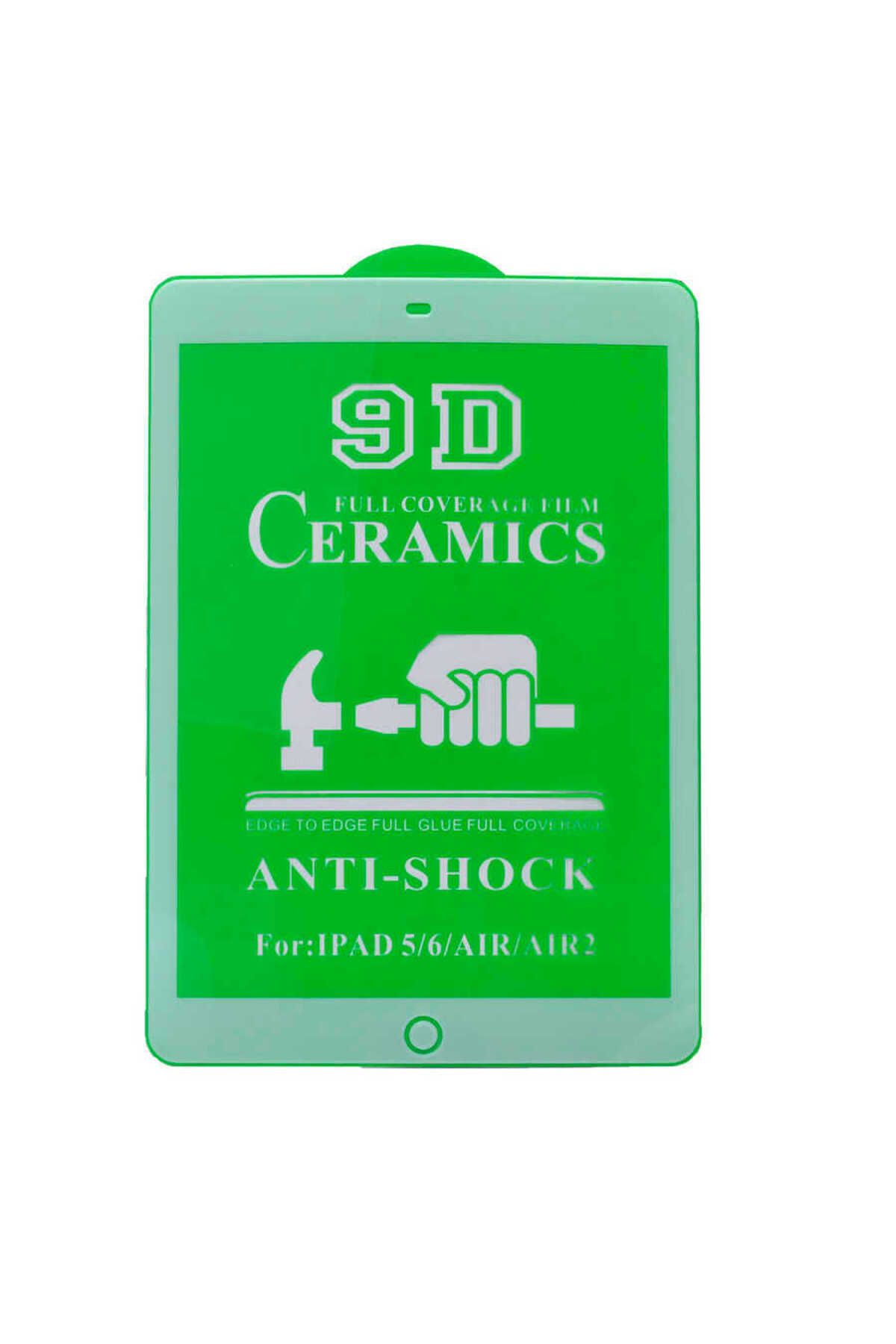 iPad 9.7 2017 (5.Nesil) Uyumlu Zore Tablet Seramik Ekran Koruyucu-Beyaz