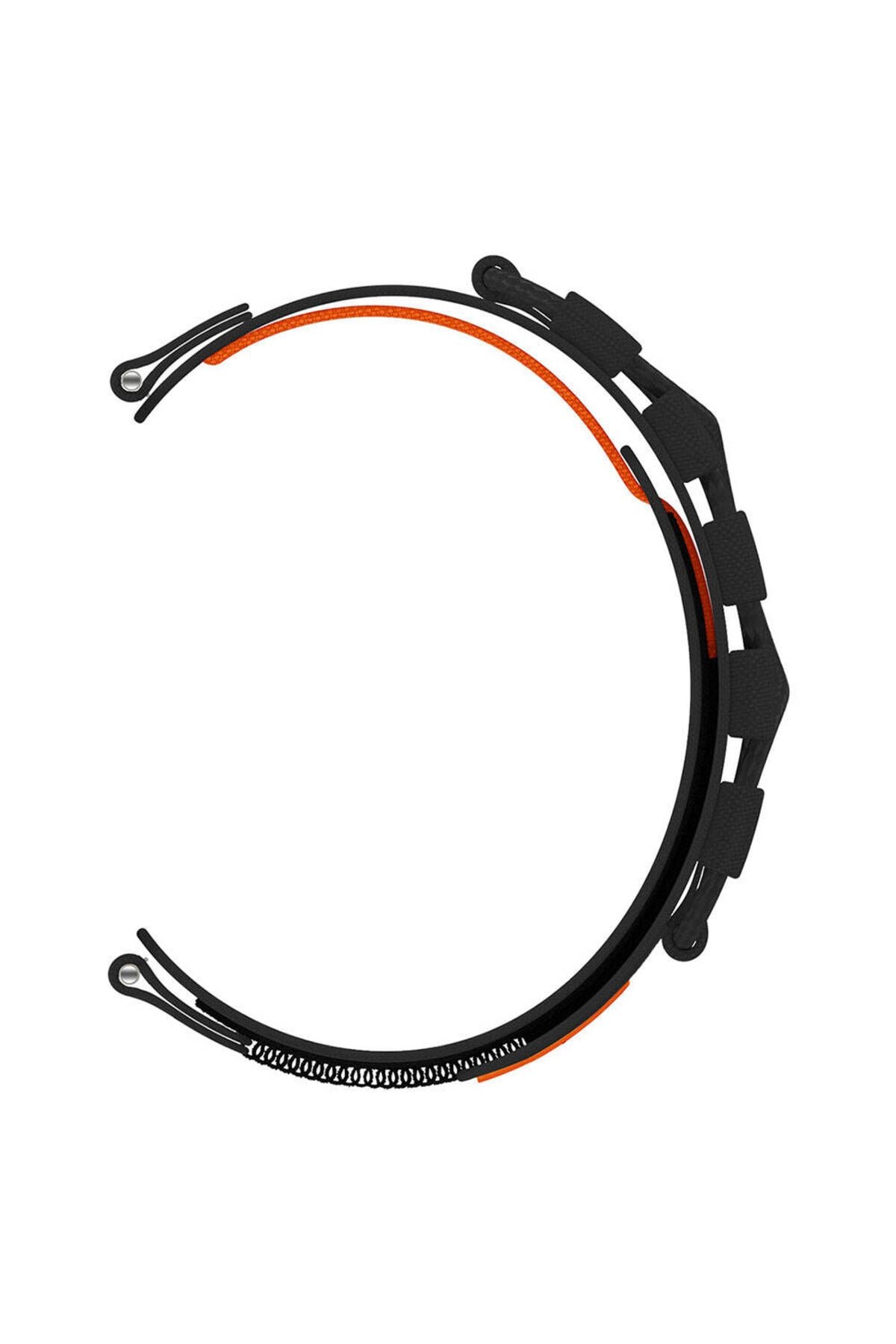 Galaxy Watch Active 2 44mm Zore KRD-112 20mm Orbital Örgülü Halat Tasarımlı Naylon Kumaş Hasır Kordo