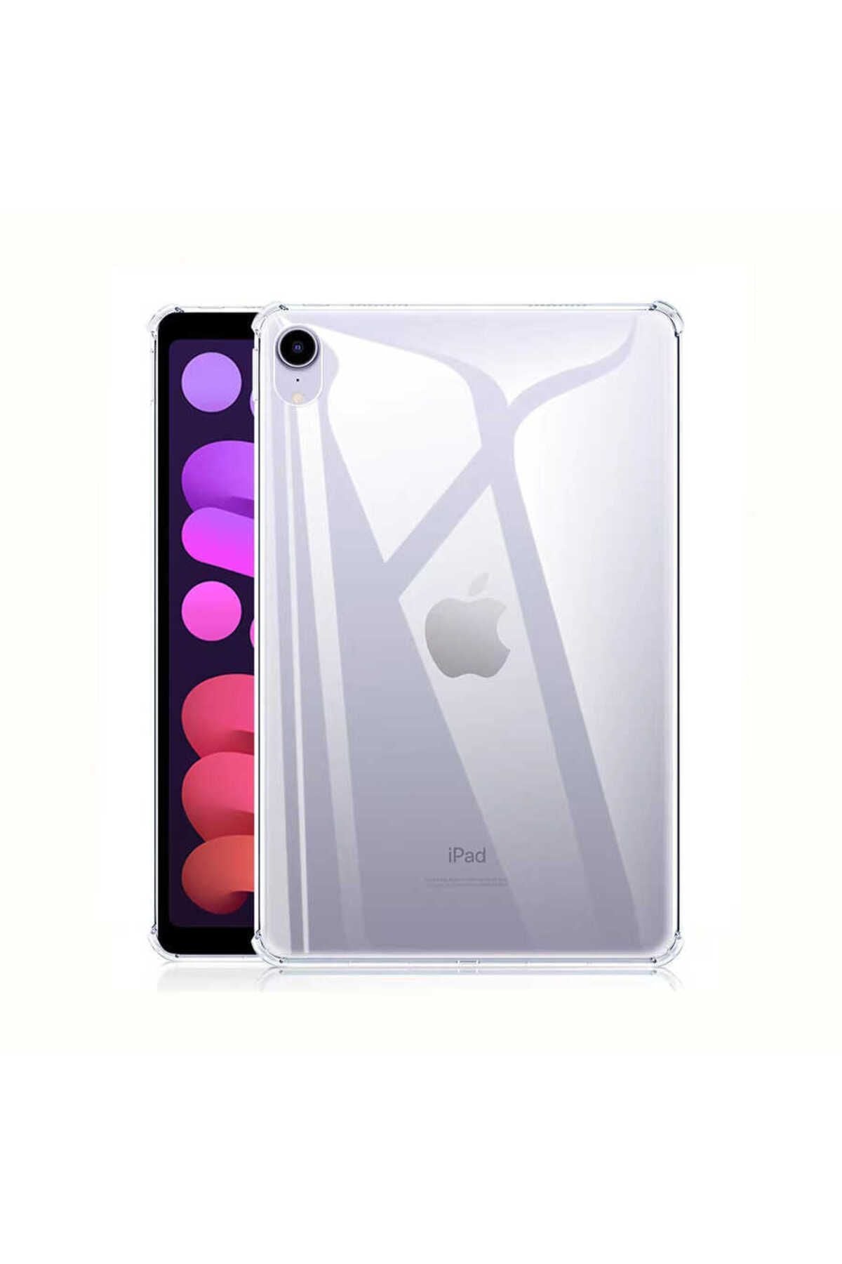 iPad Mini 2021 (6.Nesil) - Uyumlu Uyumlu Zore Tablet Nitro Anti Shock Silikon Kapak-Renksiz