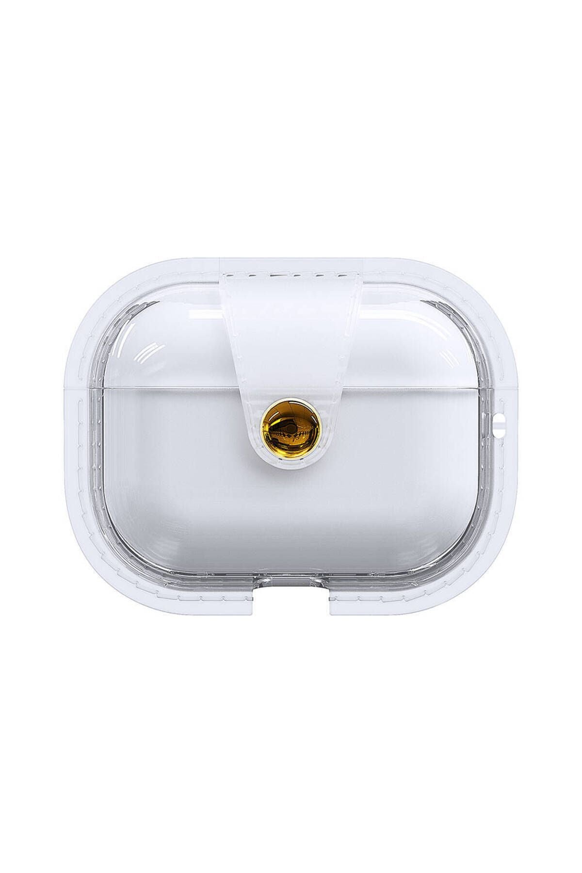Air-Pods Pro 2 Zore Airbag 33 Darbelere Karşı Dayanıklı Magnetik Kılıf-Pembe