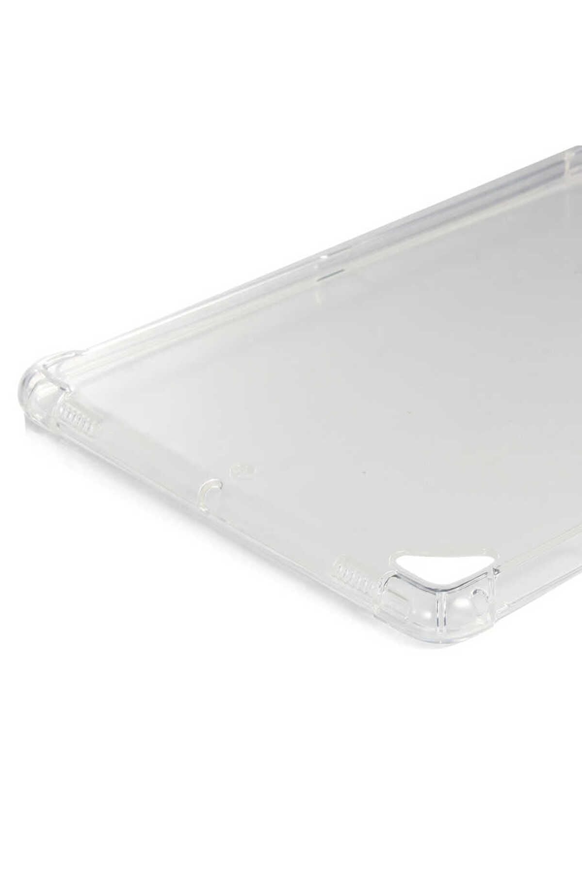 iPad 9.7 2017 (5.Nesil) Kılıf Zore Tablet Nitro Anti Shock Silikon Kapak - Renksiz