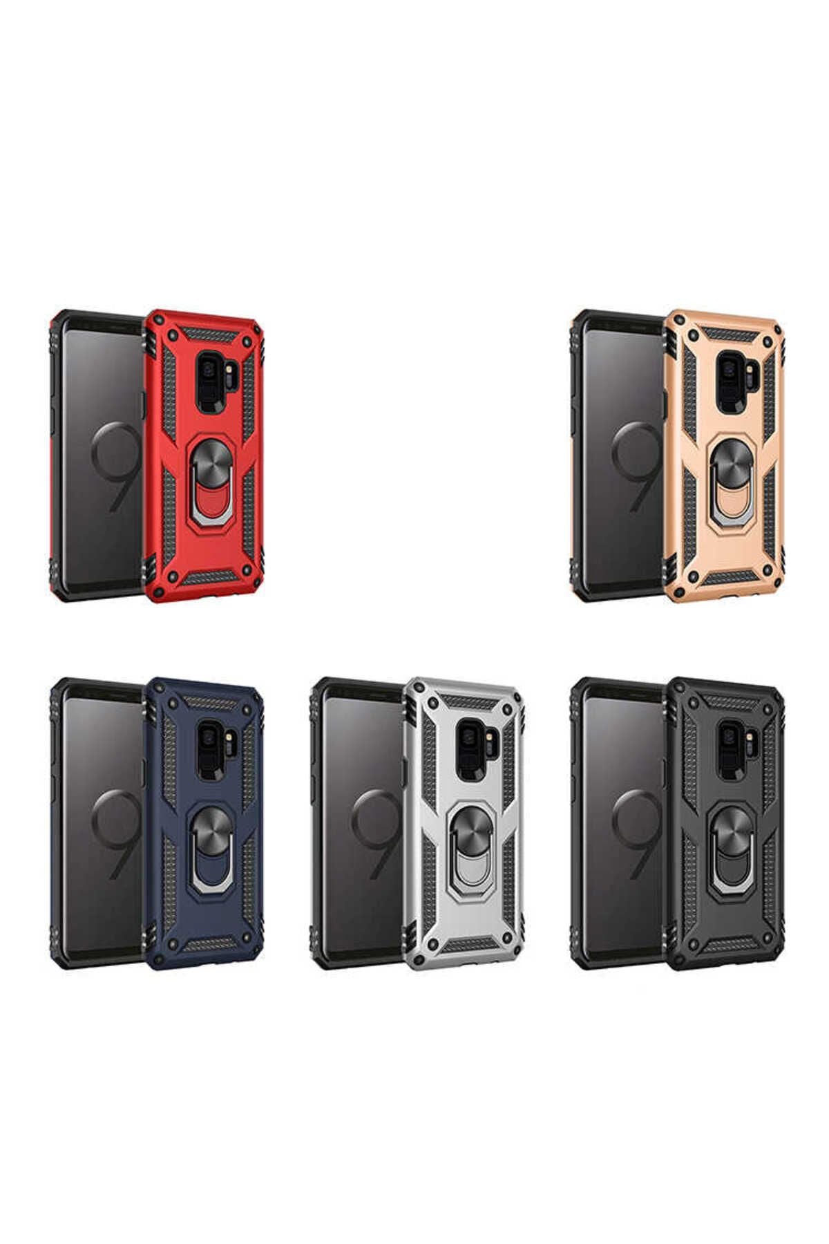 Galaxy S9 Kılıf Zore Vega Kapak - Kırmızı