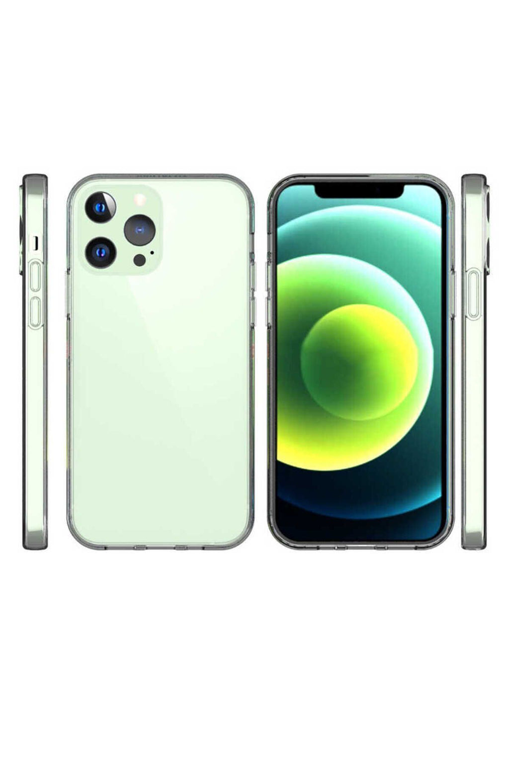 iPhone 15 Pro Uyumlu Zore Süper Silikon Kılıf-Renksiz