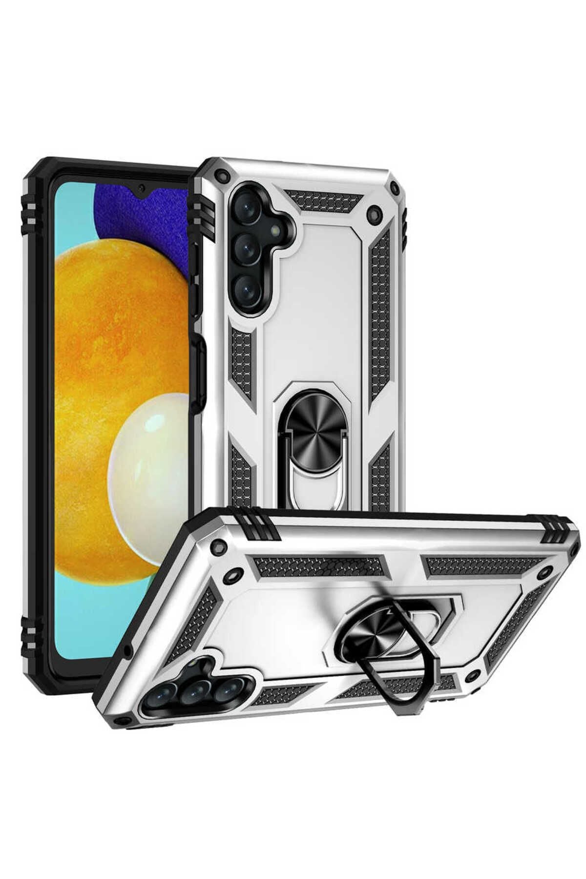 Galaxy A13 5G Kılıf Zore Vega Kapak - Gri