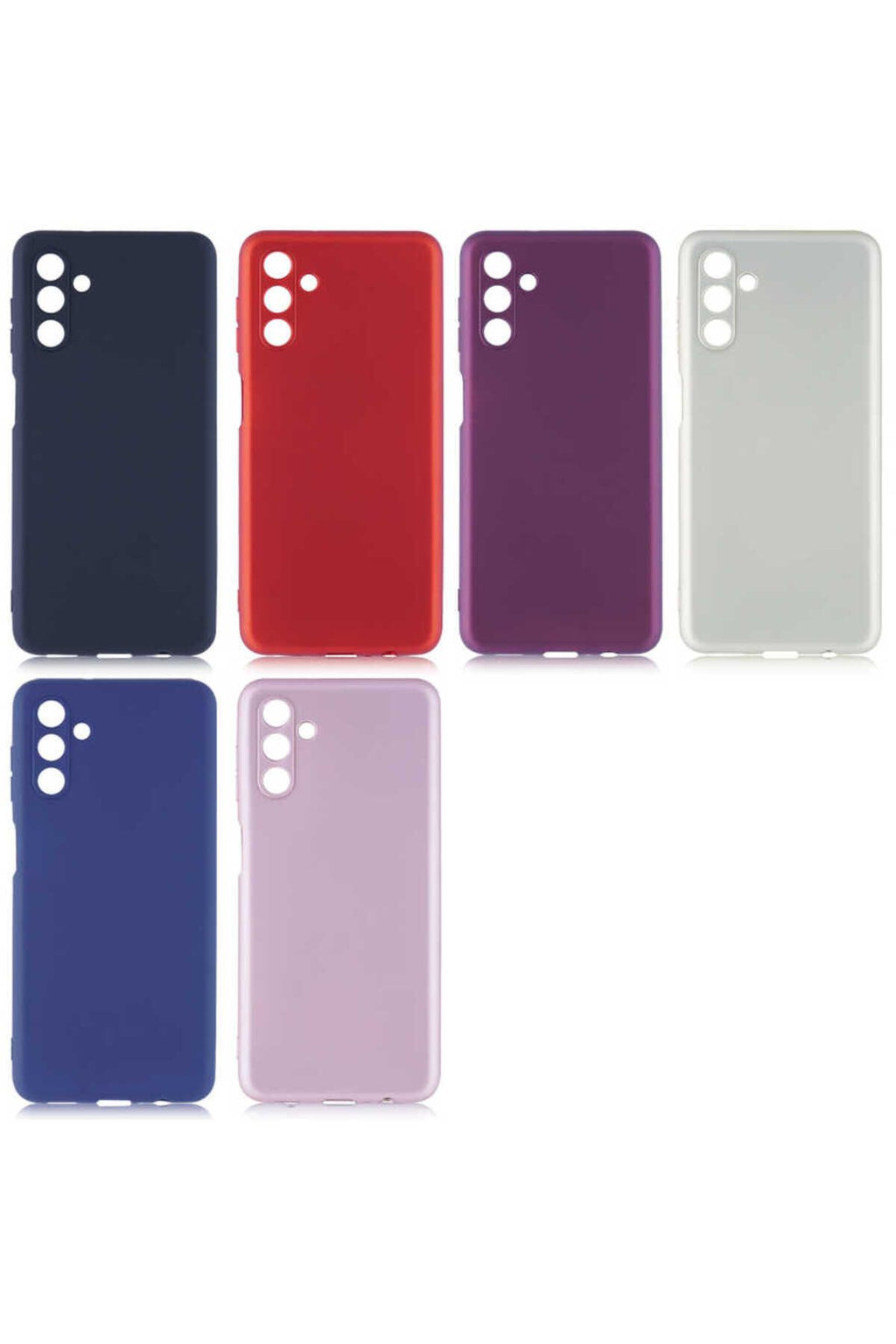 Galaxy A13 5G Kılıf Zore Premier Silikon Kapak - Kırmızı