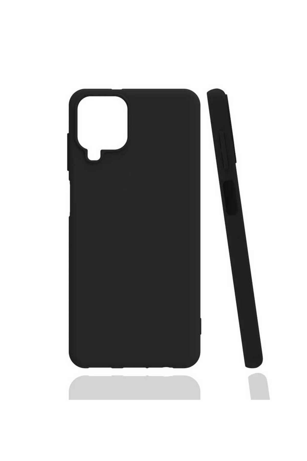 Galaxy A22 4G Kılıf TUVA Biye Silikon - Siyah