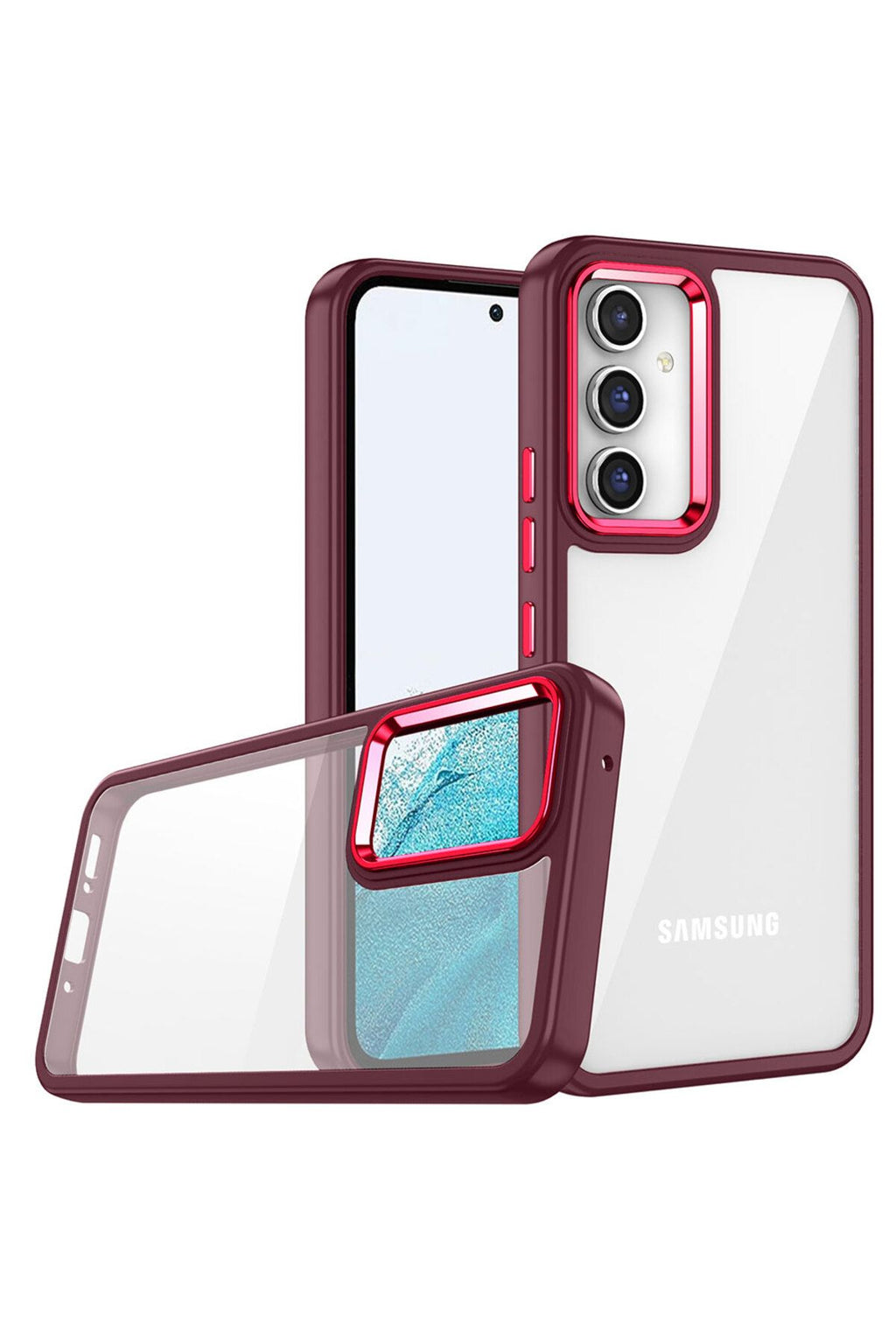 Galaxy A14 Kılıf Zore Flora Kapak - Lacivert