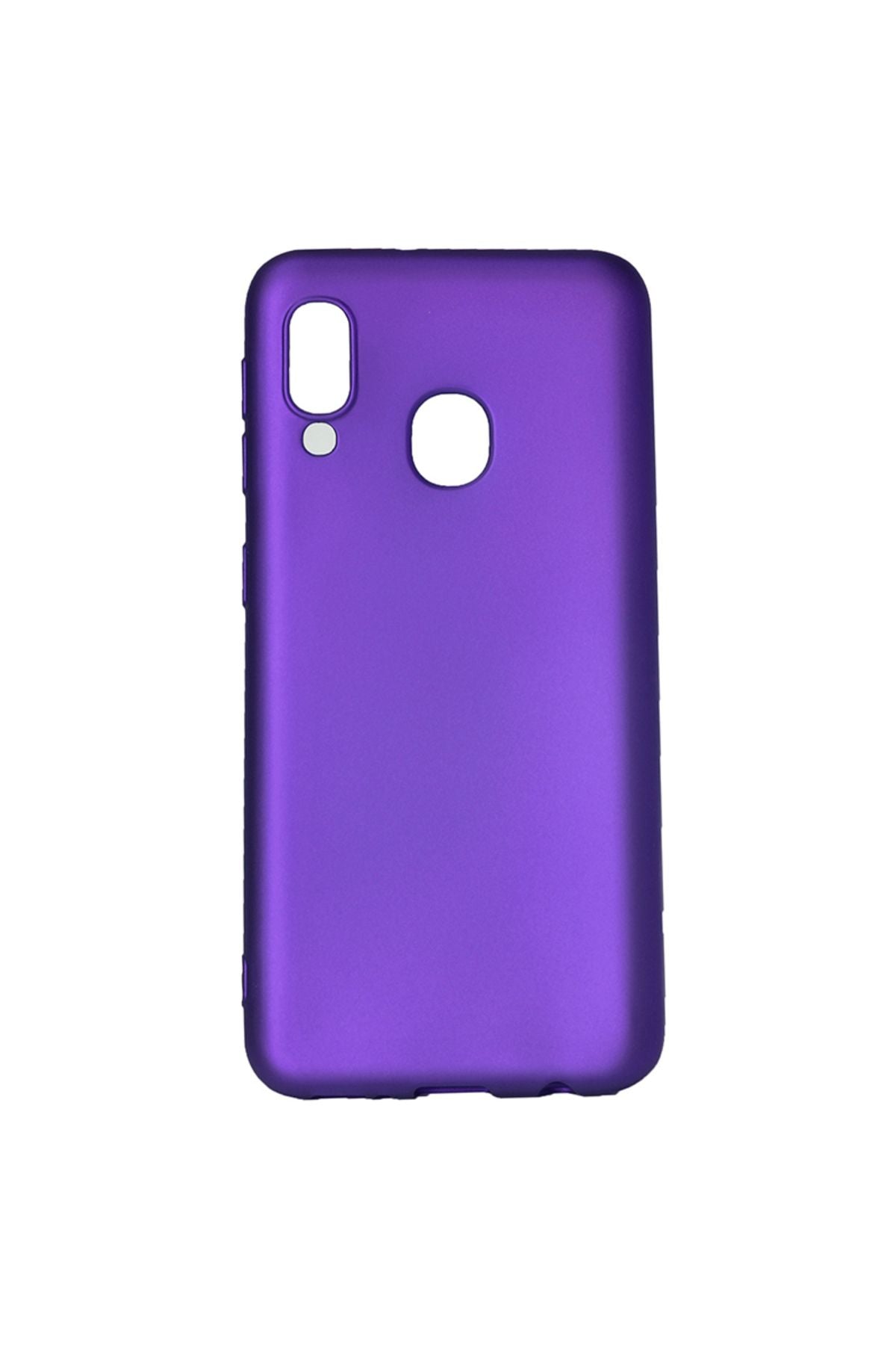 Galaxy A40 Kılıf Zore Premier Silikon Kapak - Mor