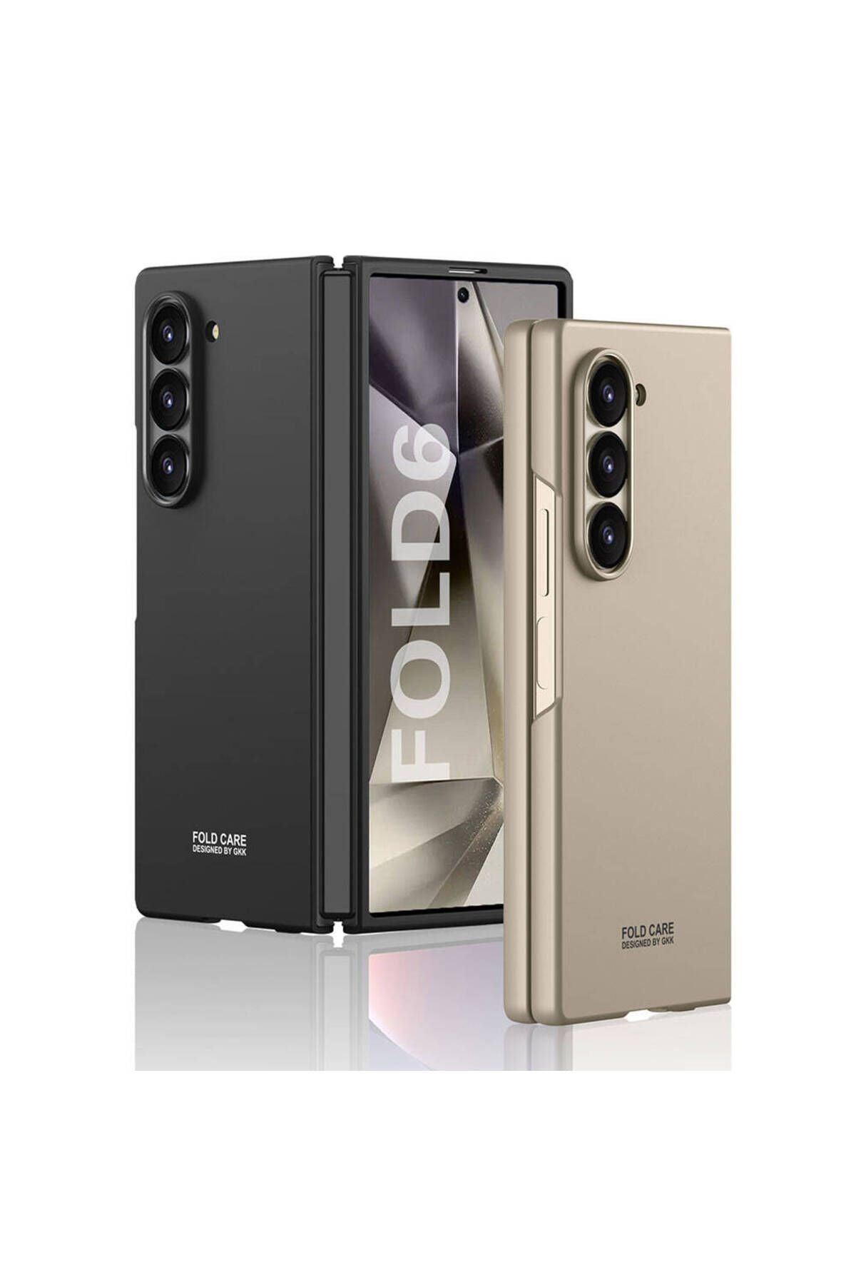 Galaxy Z Fold 6 Kılıf Zore Sert Kıpta Kapak-Mavi