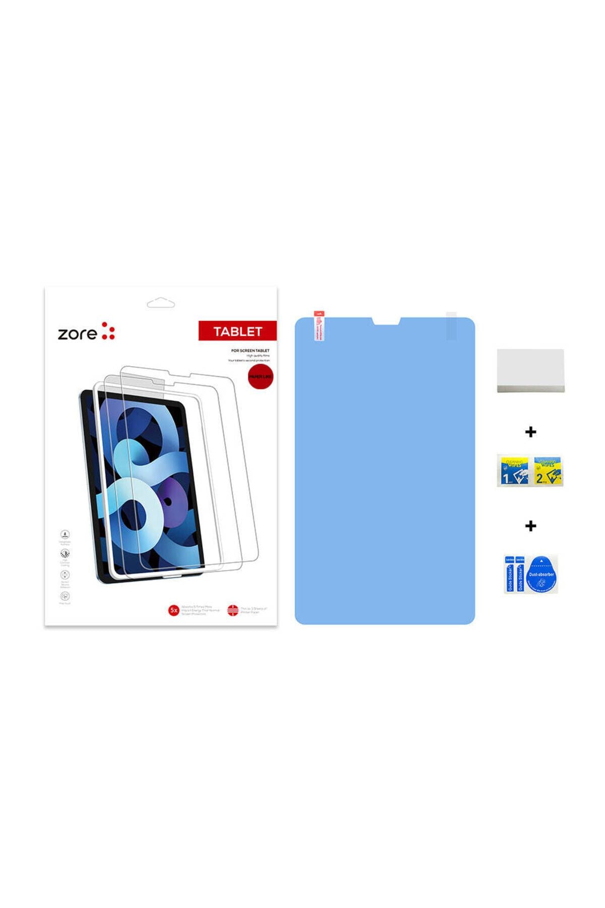 Galaxy Tab A9 Kağıt Hisli Mat Uyumlu Zore Paper-Like Ekran Koruyucu-Renksiz