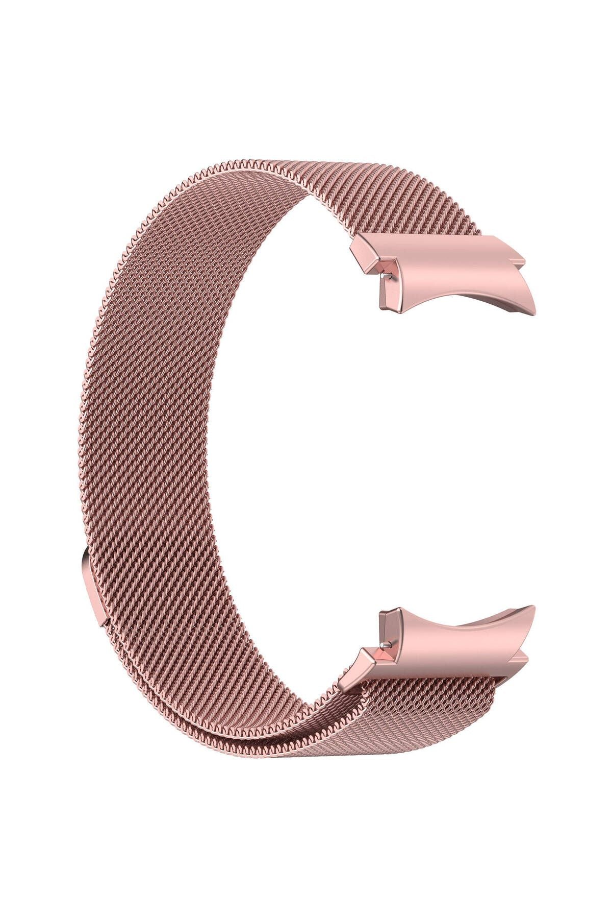 Galaxy Watch 6 Classic 43mm Uyumlu KRD-01 Metal Zore Kordon-Pembe