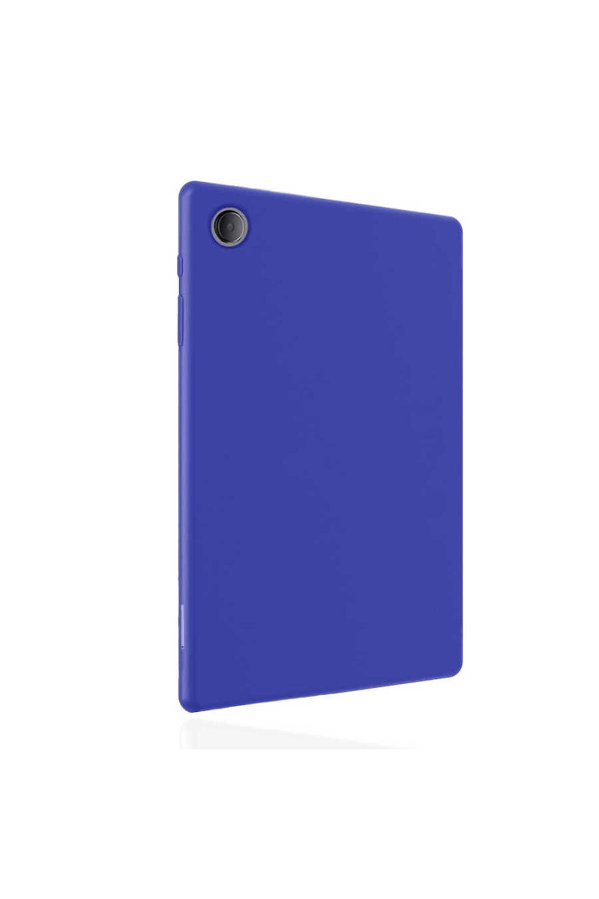 Galaxy Tab A8 10.5 SM-X200 (2021) Zore Beg Tablet Silikon - Saks Mavi