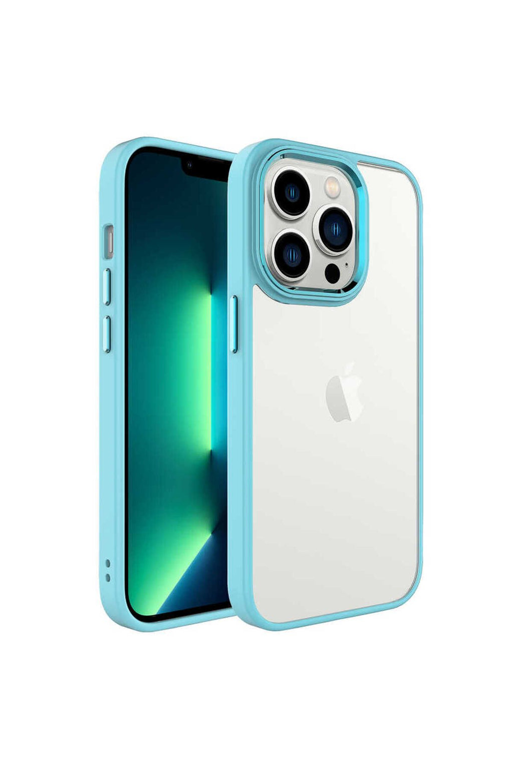 iPhone 14 Pro Uyumlu Zore Krom Kılıf-Yeşil