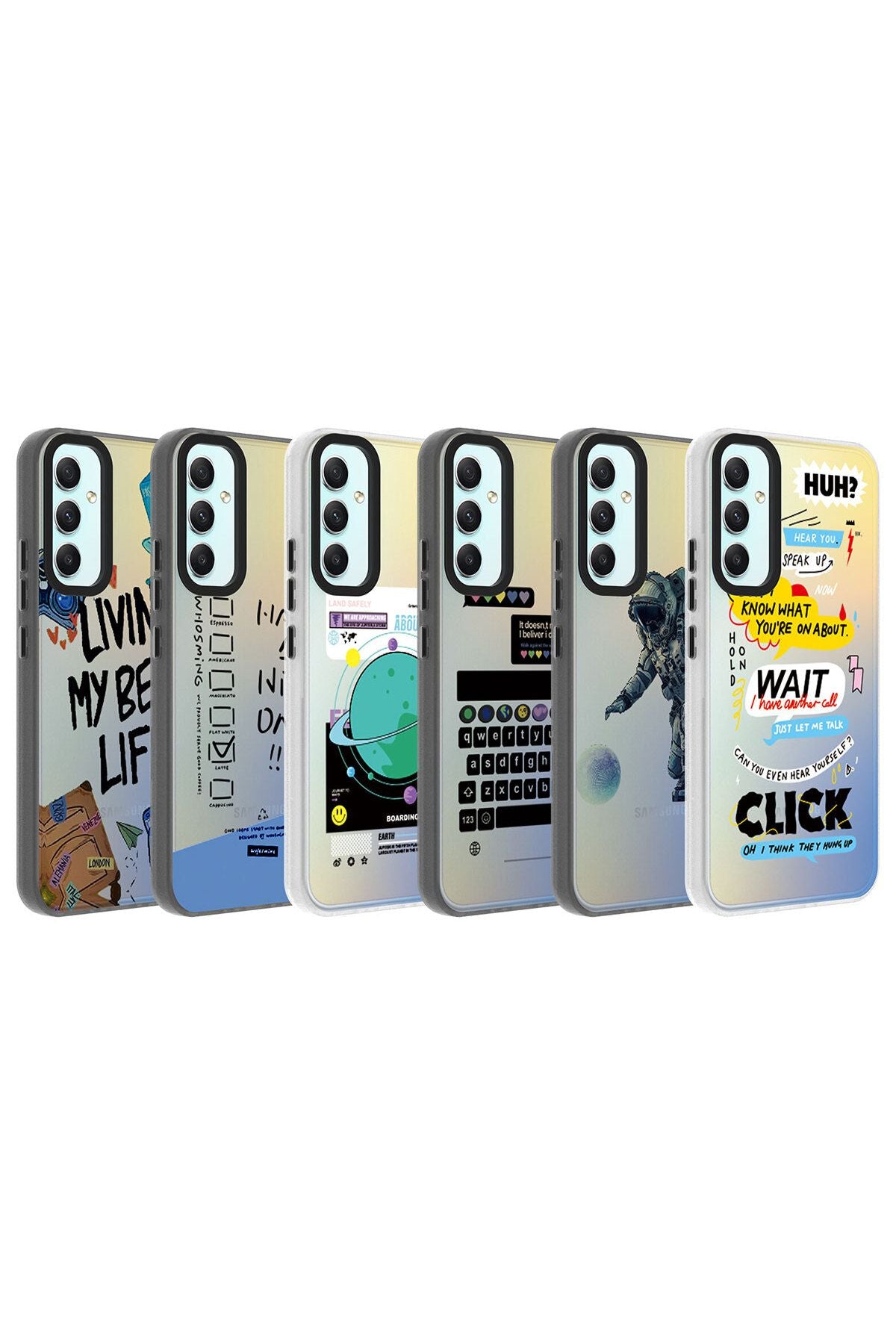 Galaxy A24 Kılıf Desenli Zore Dragon Sert Kapak - Seyahat