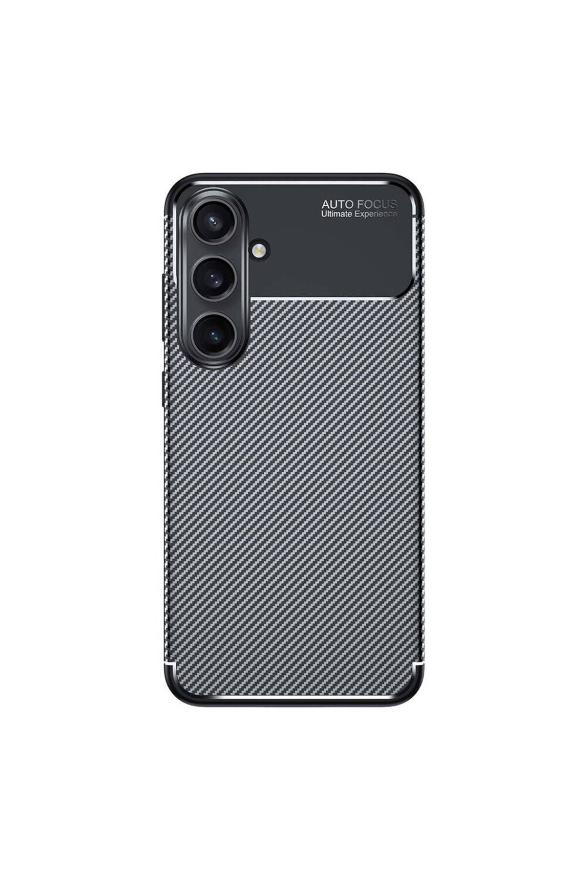 Galaxy S24 FE Kılıf Zore Negro Silikon Kapak - Siyah