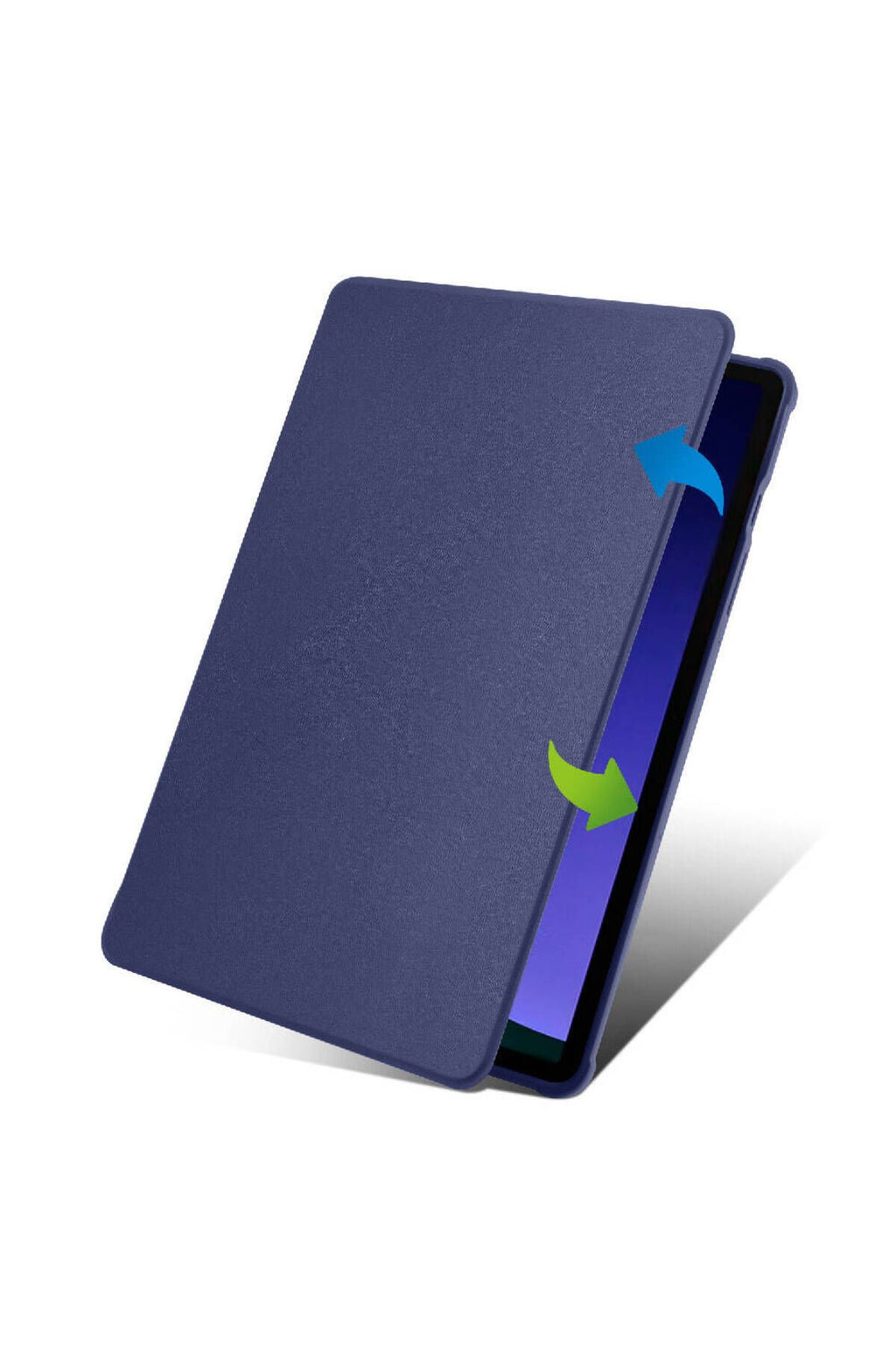 Galaxy Tab S9 Kılıf  Uyumlu Termik Kalem Bölmeli Dönebilen Standlı Kılıf-Lavendery Gray