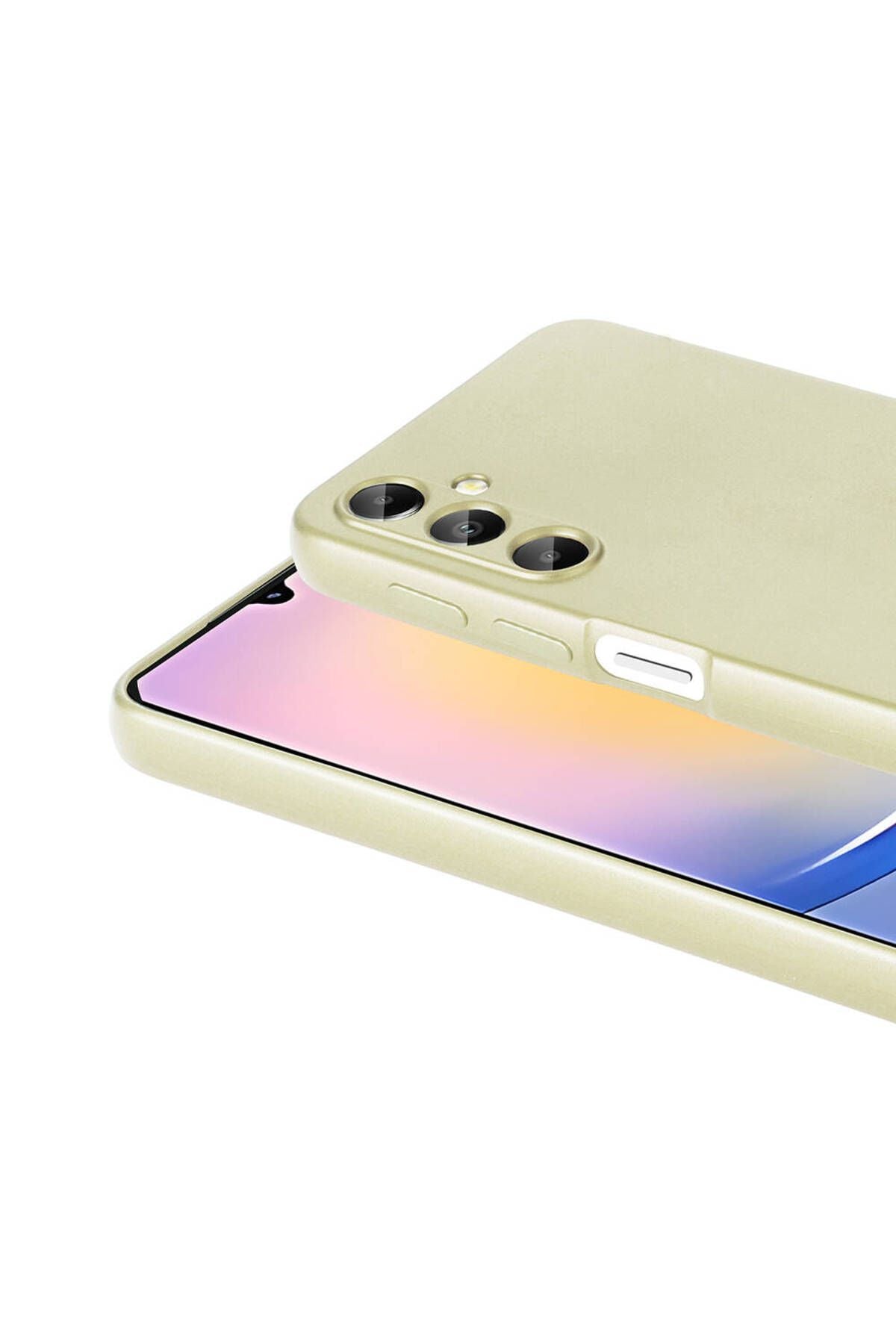 Galaxy A25 Kılıf Zore Premier Silikon Kapak - Saks Mavi