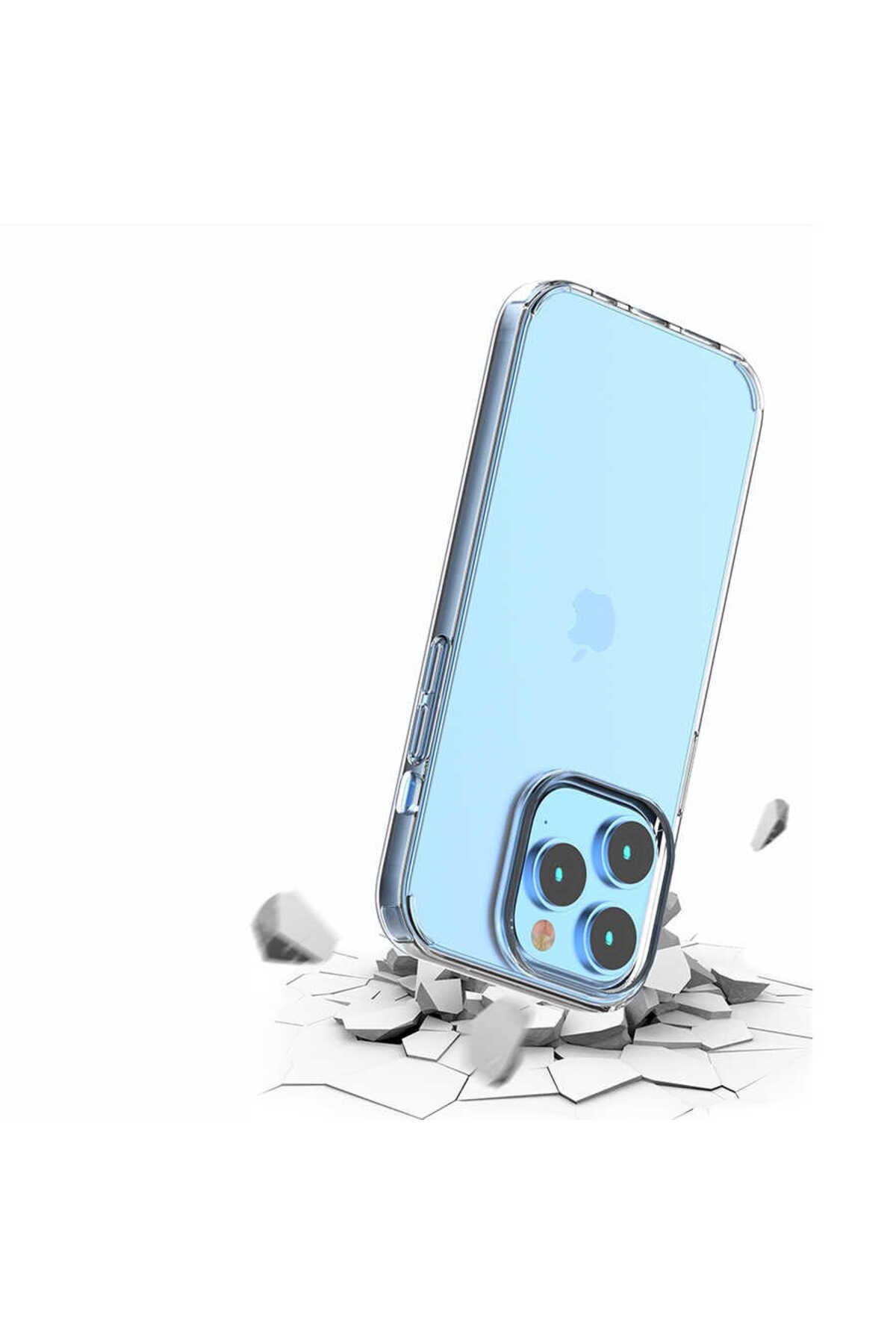 iPhone 14 Pro Uyumlu Zore Coss Kılıf-Renksiz