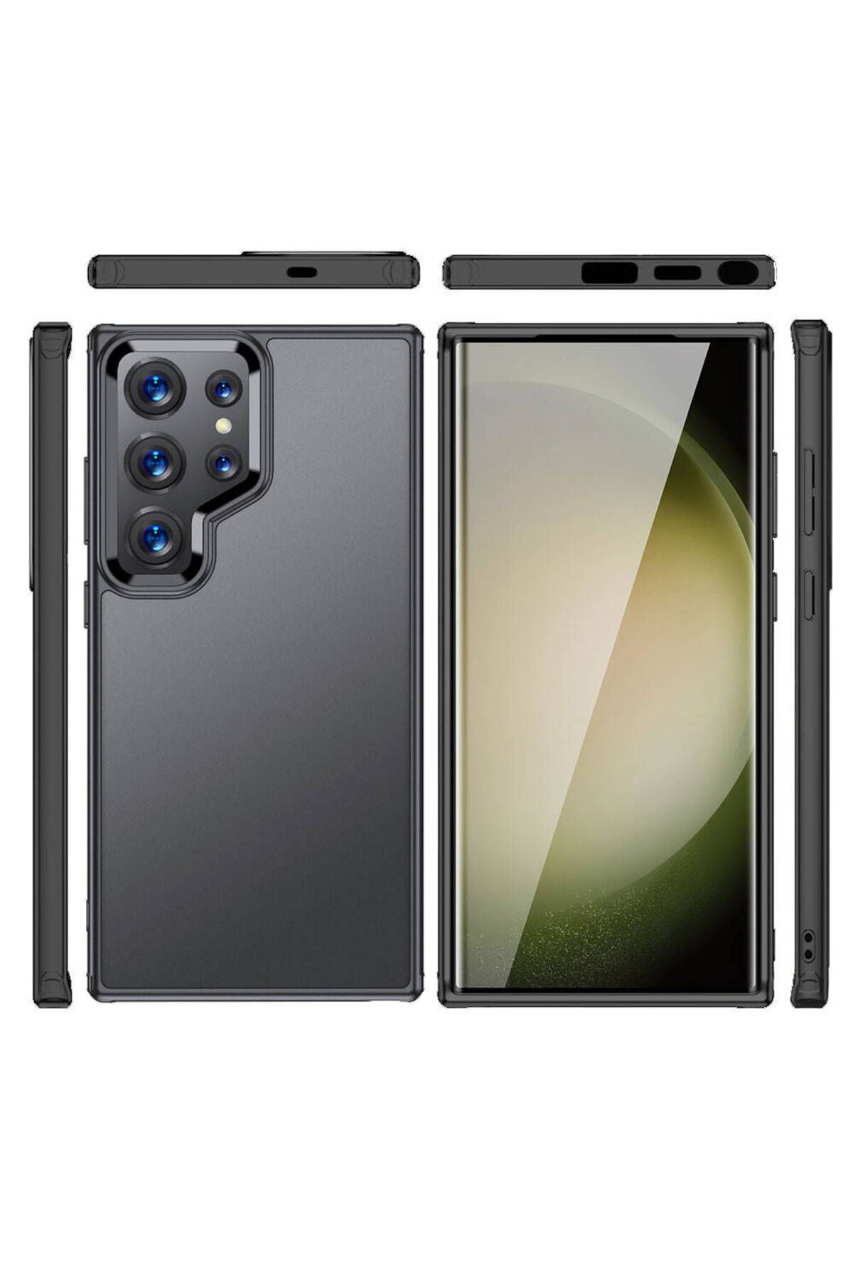Galaxy S24 Ultra Kılıf Zore Volks Kapak - Siyah