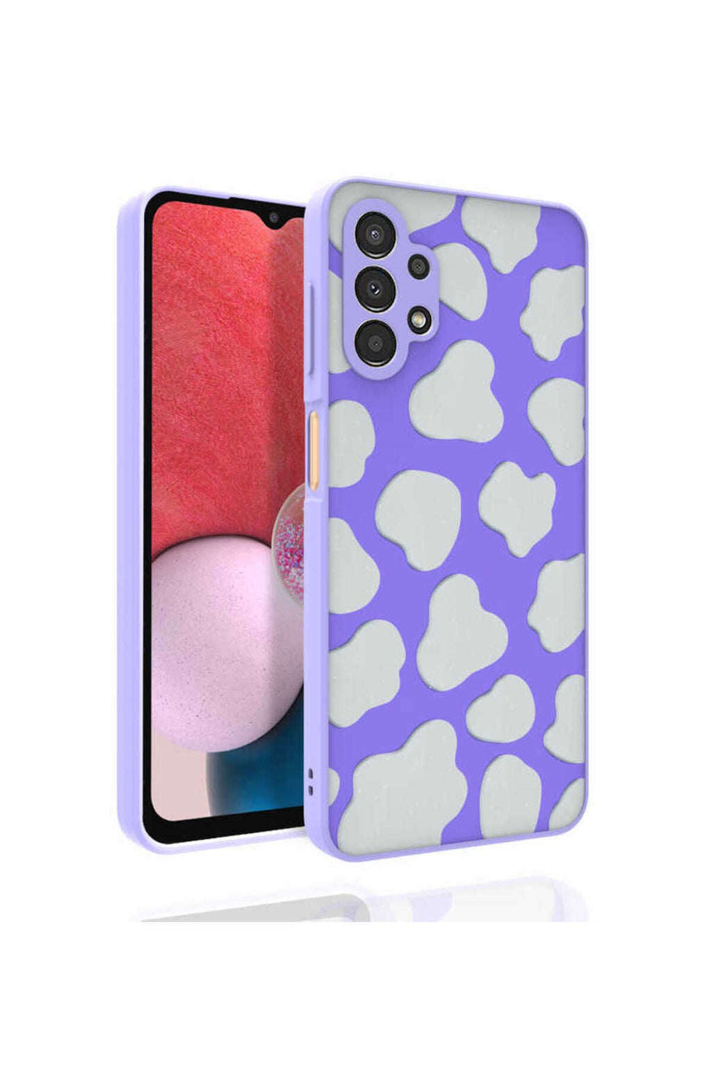 Galaxy A13 4G Kılıf Desenli Kamera Korumalı Parlak Zore Nora Kapak - NO6