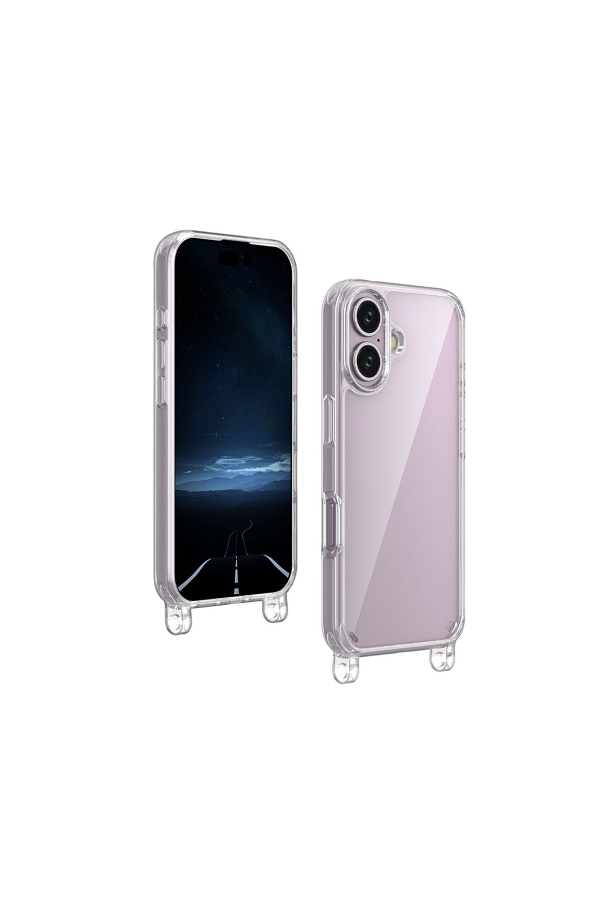 iPhone 16 Uyumlu Kılıf Zore X-Rop Kapak-Şeffaf