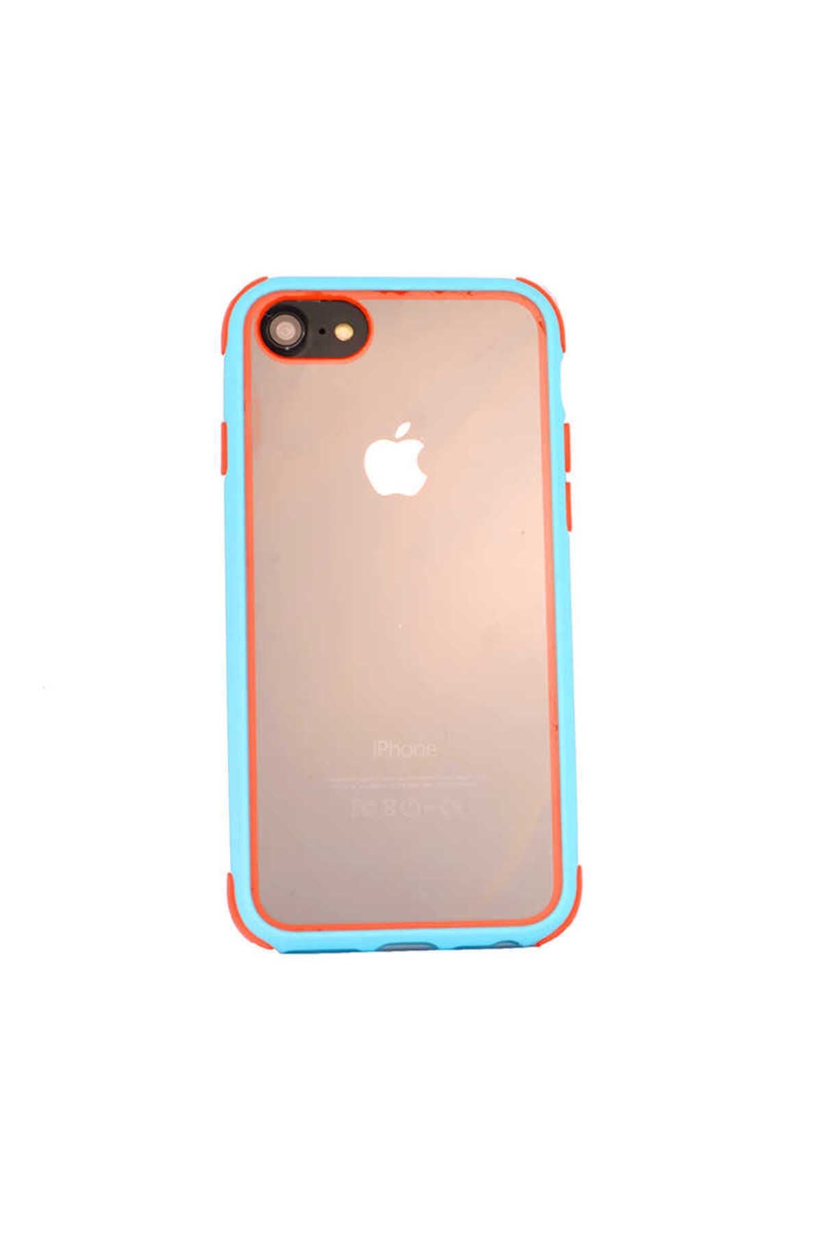 iPhone SE 2022 Uyumlu GLLP Tiron Kılıf-Mavi Açık
