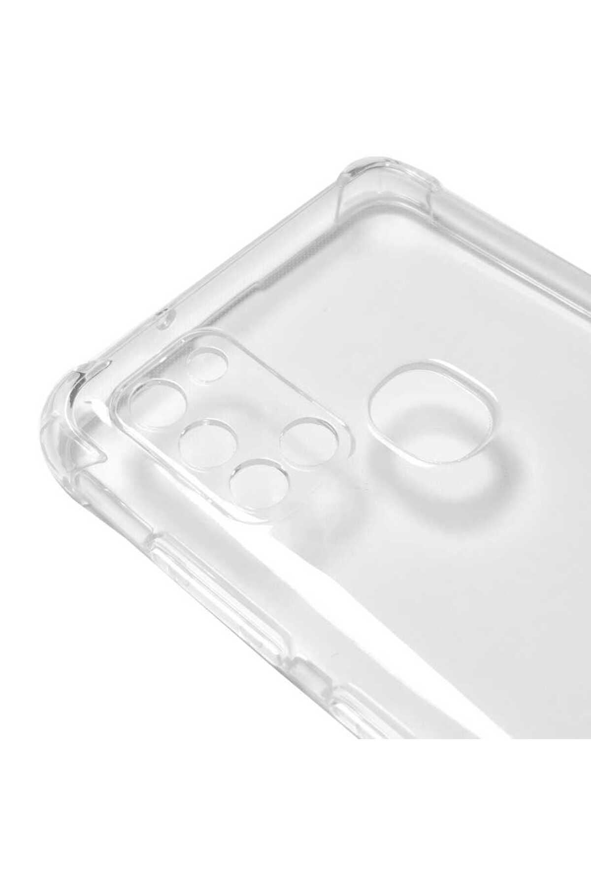 Galaxy A21S Kılıf Zore Kamera Korumalı Nitro Anti Shock Silikon - Renksiz