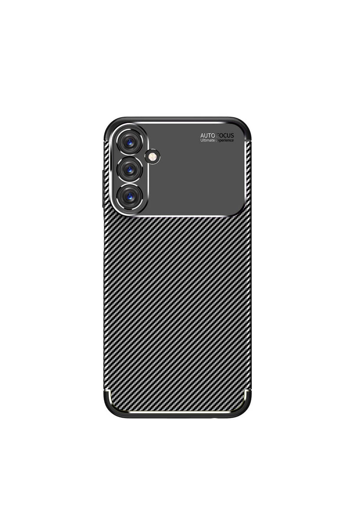 Galaxy A15 Kılıf Zore Negro Silikon Kapak - Siyah