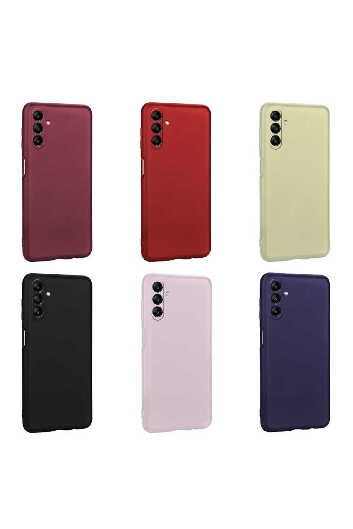 Galaxy A04S Kılıf SVL Premier Silikon Kapak - Kırmızı