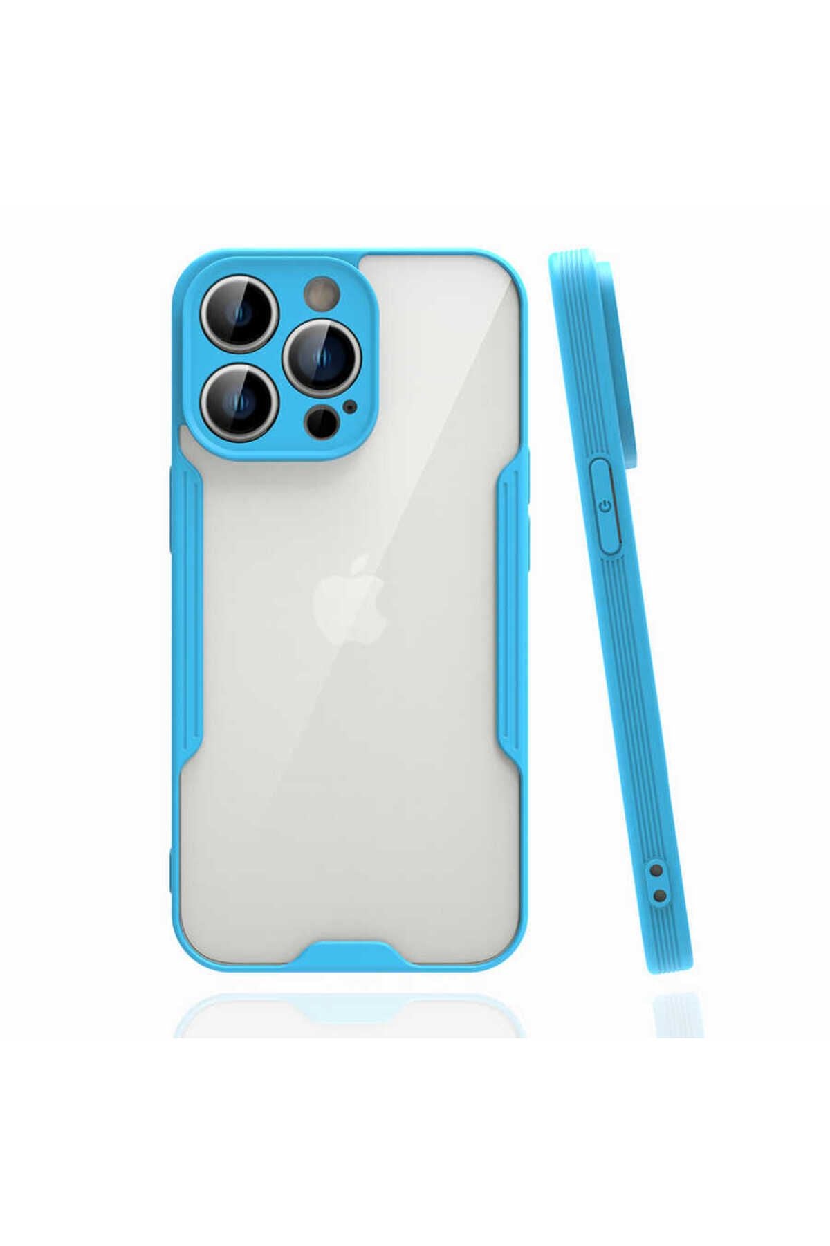 iPhone 14 Pro Uyumlu CSK Zore Parfe Kılıf-Mavi