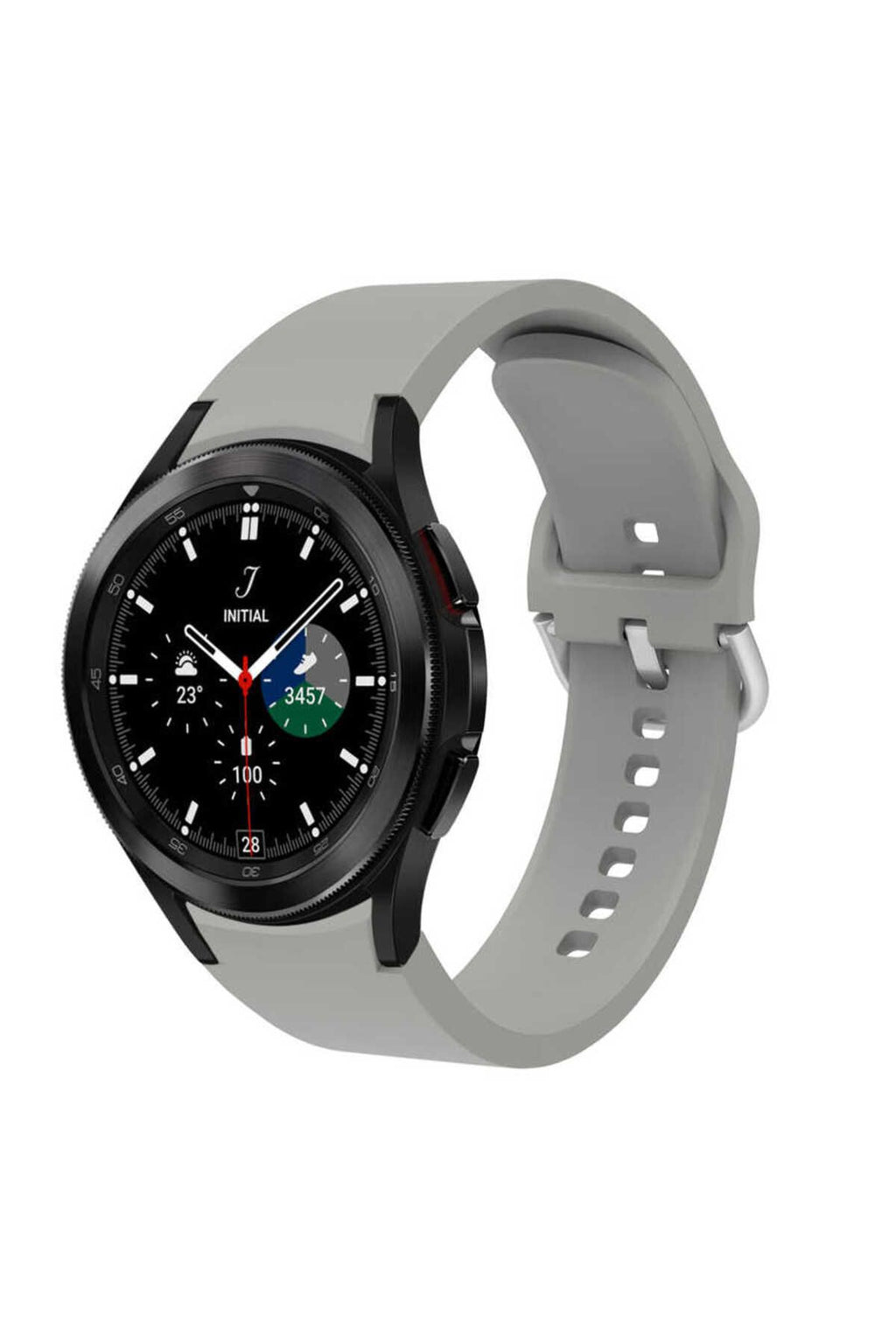 Galaxy Watch 4 Classic 46mm KRD-50 Uyumlu Zore Kordon-Siyah