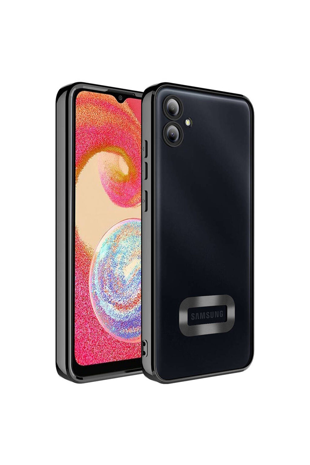 Galaxy A05 Uyumlu Kılıf Kamera Korumalı Logo Gösteren Omega Kapak - Sierra Mavi