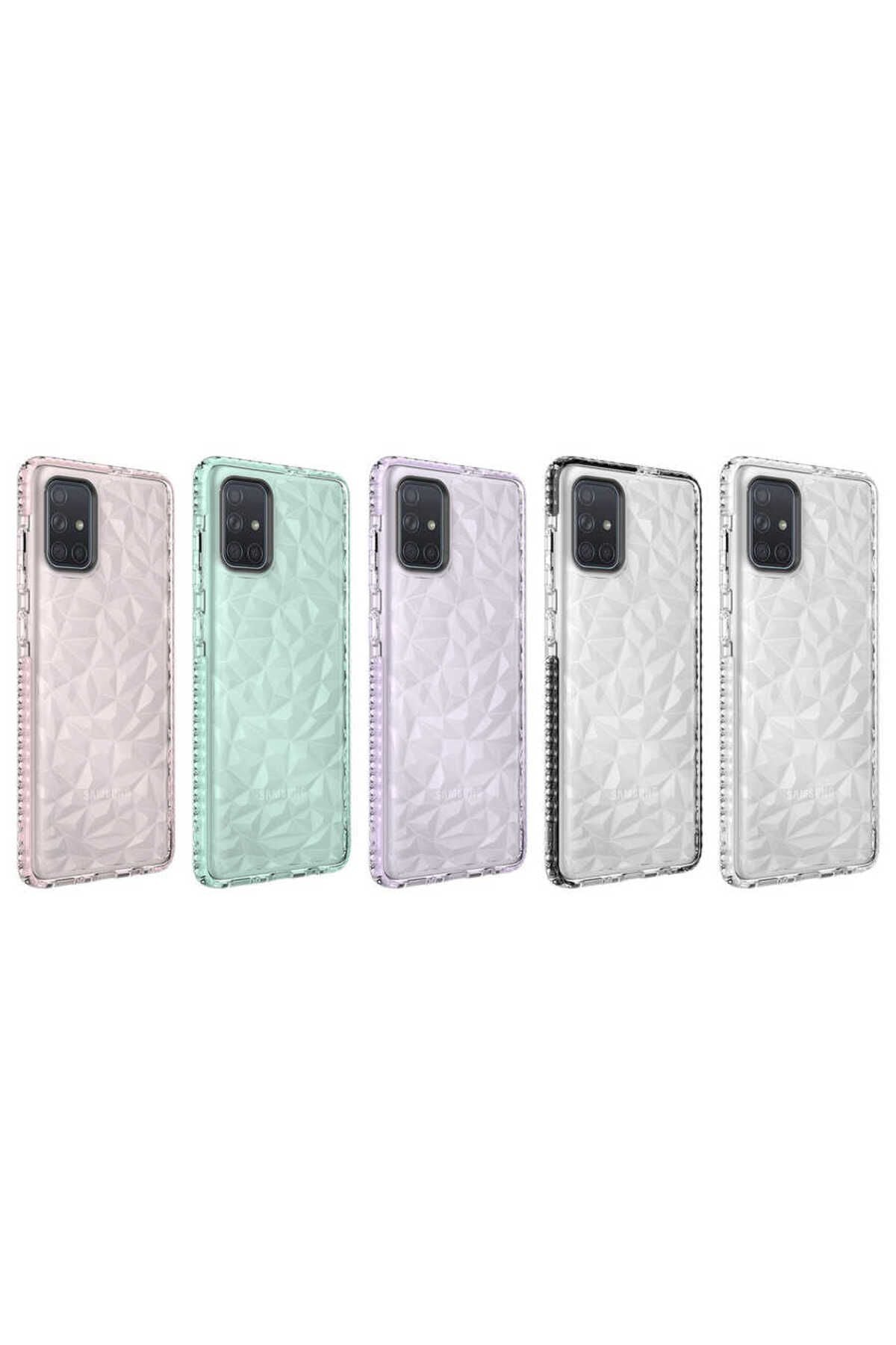 Galaxy A71 Kılıf Zore Buzz Kapak-Pembe