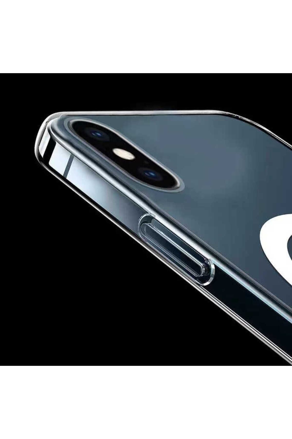 iPhone XS Max 6.5 Kılıf Zore Tacsafe Wireless Kapak - Renksiz