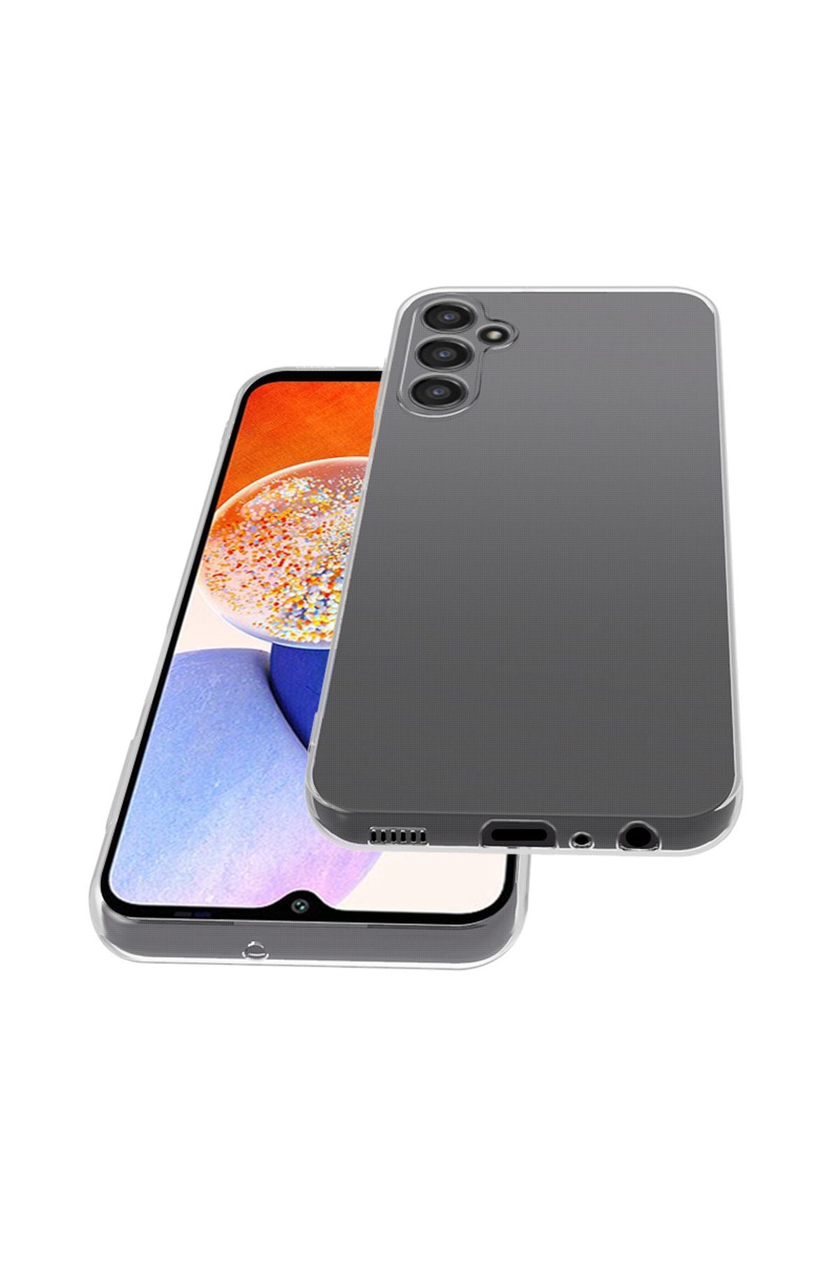 Galaxy A24 Kılıf WNX Süper Silikon Kapak - Renksiz