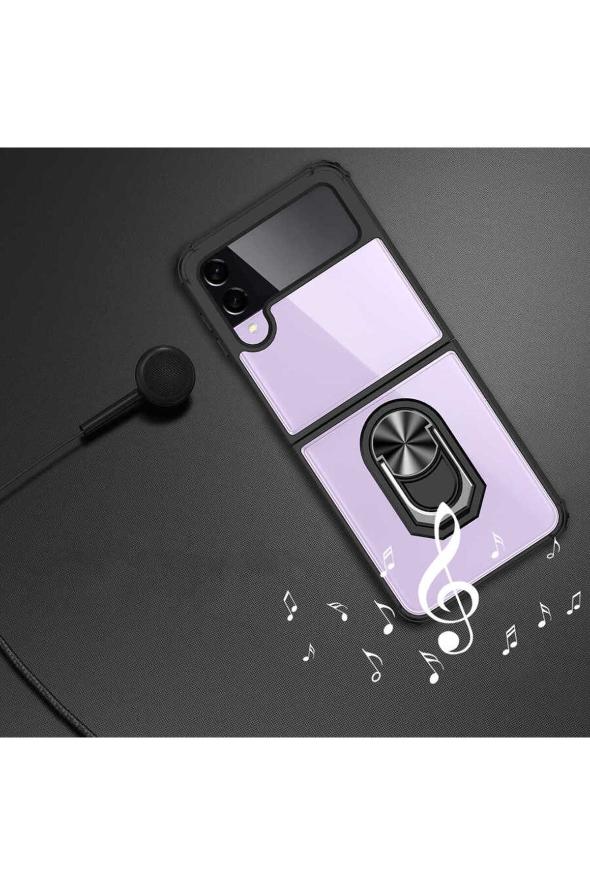 Galaxy Z Flip 3 Kılıf Zore Mola Kapak - Kırmızı