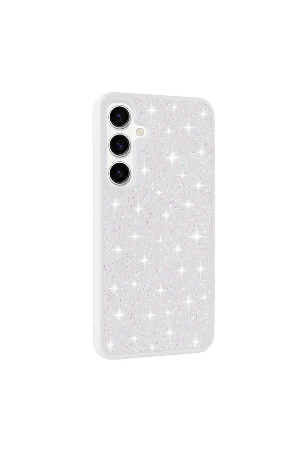 Galaxy S24 Uyumlu Parlak Taşlı Tasarım Pırlanta Zore Kılıf-Siyah